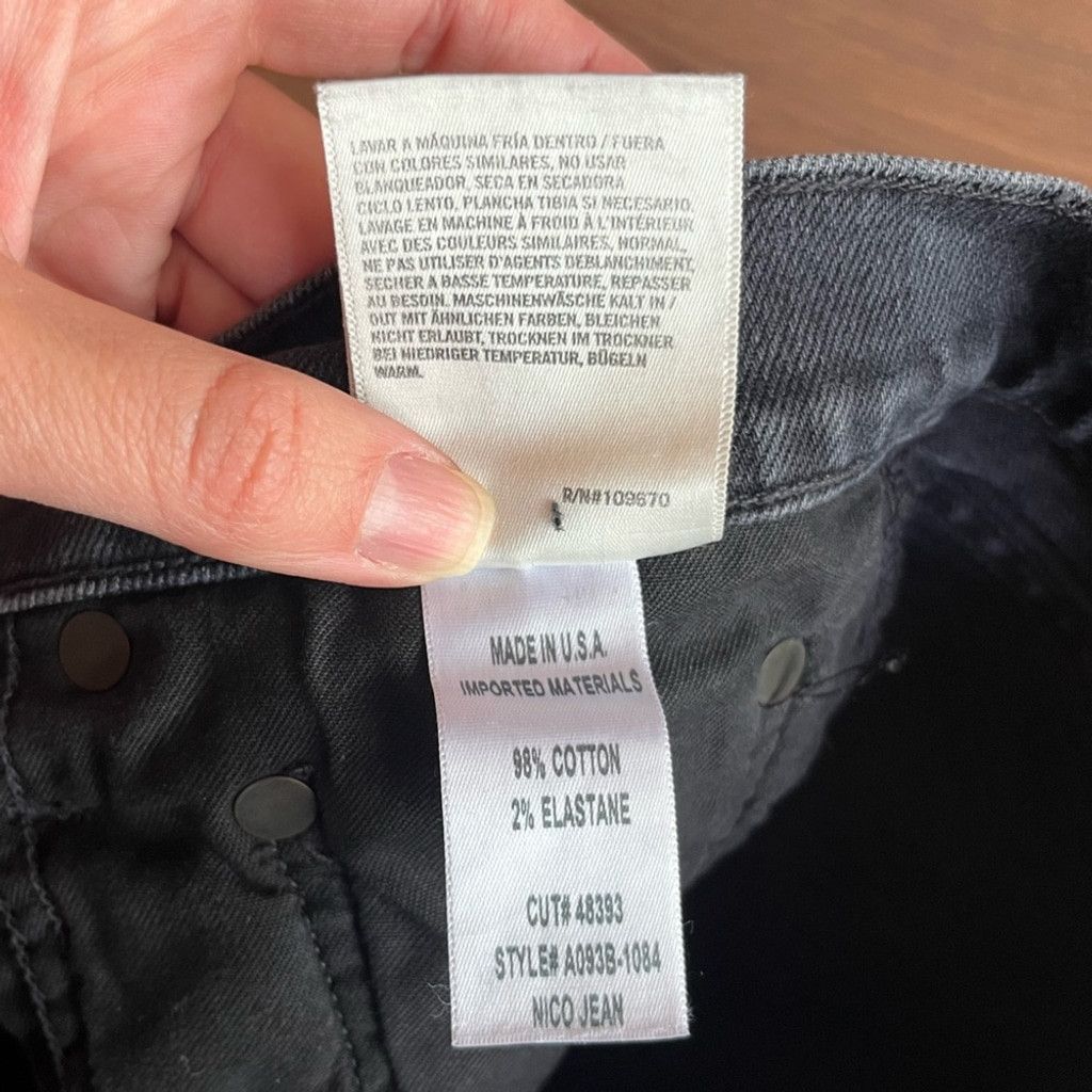 Citizens Of Humanity AGOLDE Premium NICO Jeans – Black – Size 32 🖤👖 Size 32" / US 10 / IT 46 - 8 Thumbnail