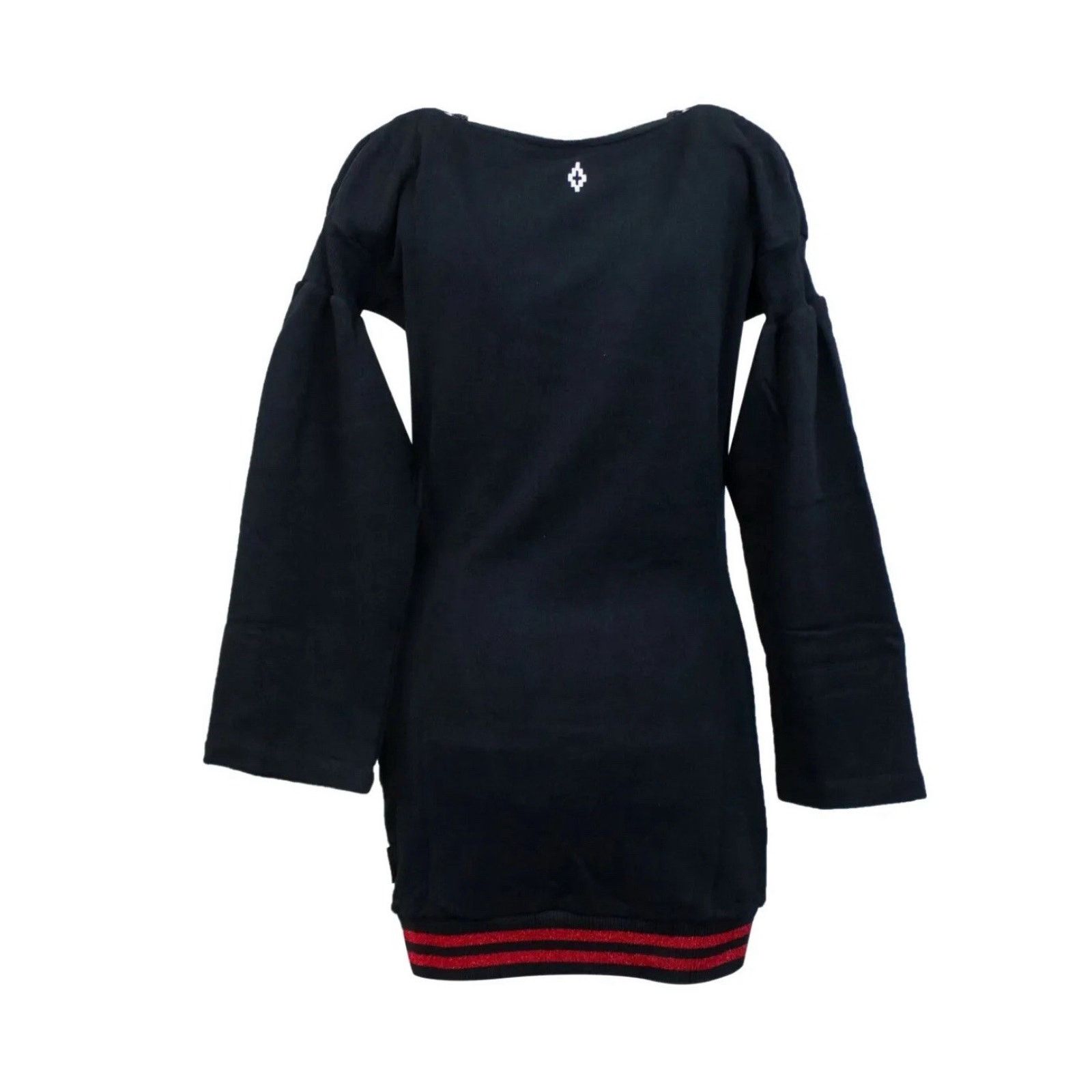 Marcelo Burlon MARCELO BURLON Black Love Till The end Sweatshirt Dress Size XS / US 0-2 / IT 36-38 - 2 Thumbnail