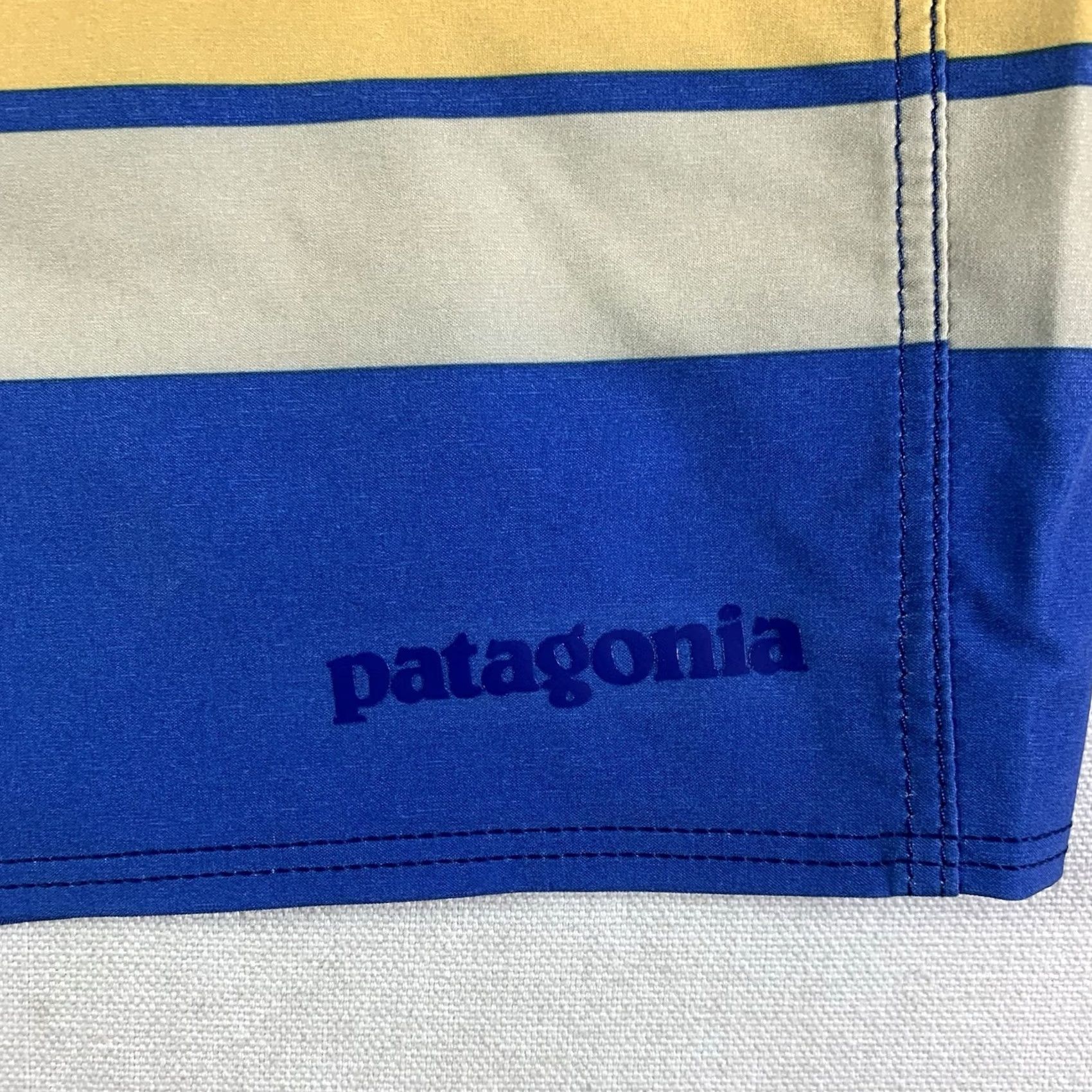 Patagonia Patagonia Board Shorts Men 44 Blue Striped Surf Swim Beach Mens Size US 44 / EU 60 - 2 Thumbnail