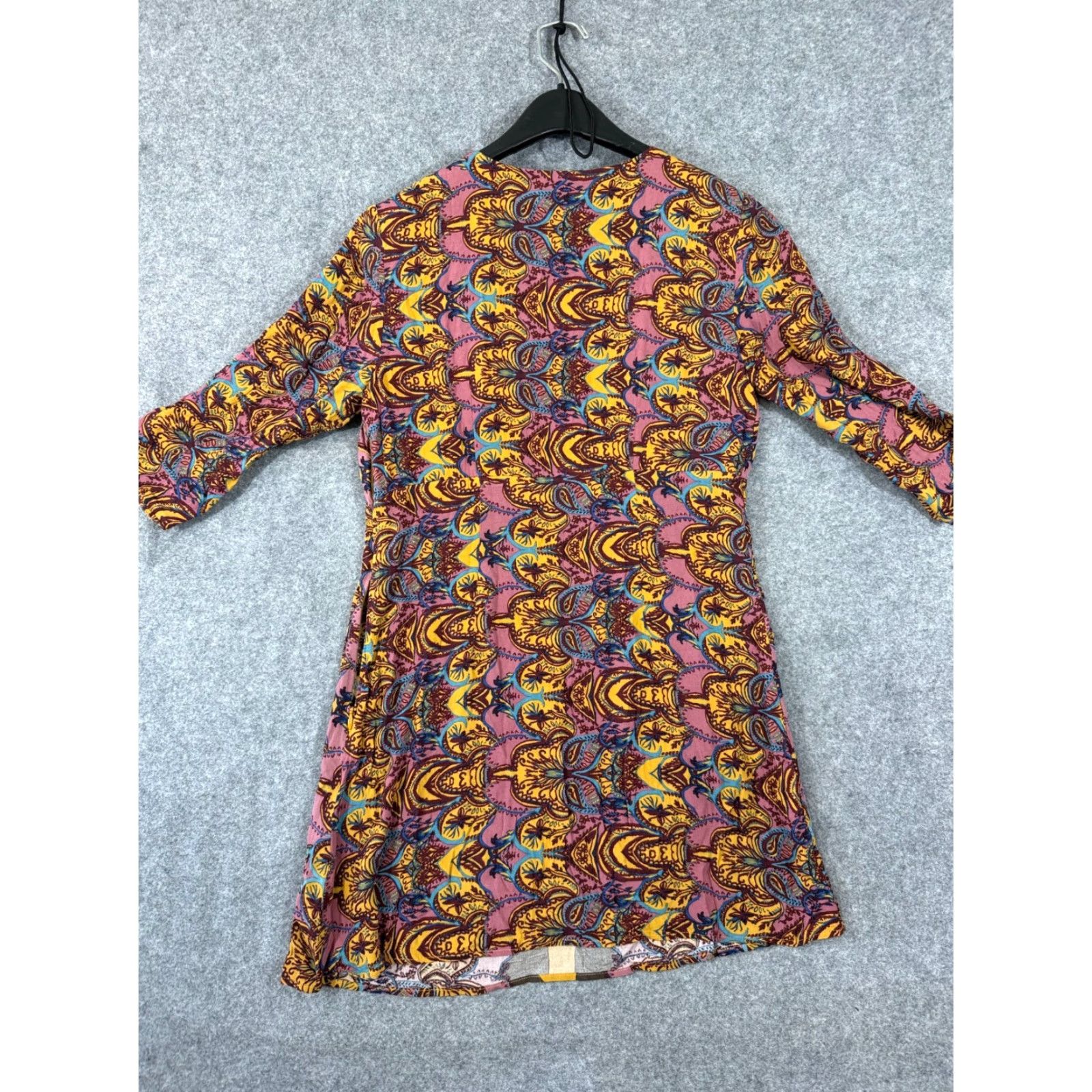 Free People Free People Dress Womens 4 Multicolor Ossie Vibes Tunic Boho Long Sleeve Size S / US 4 / IT 40 - 7 Thumbnail