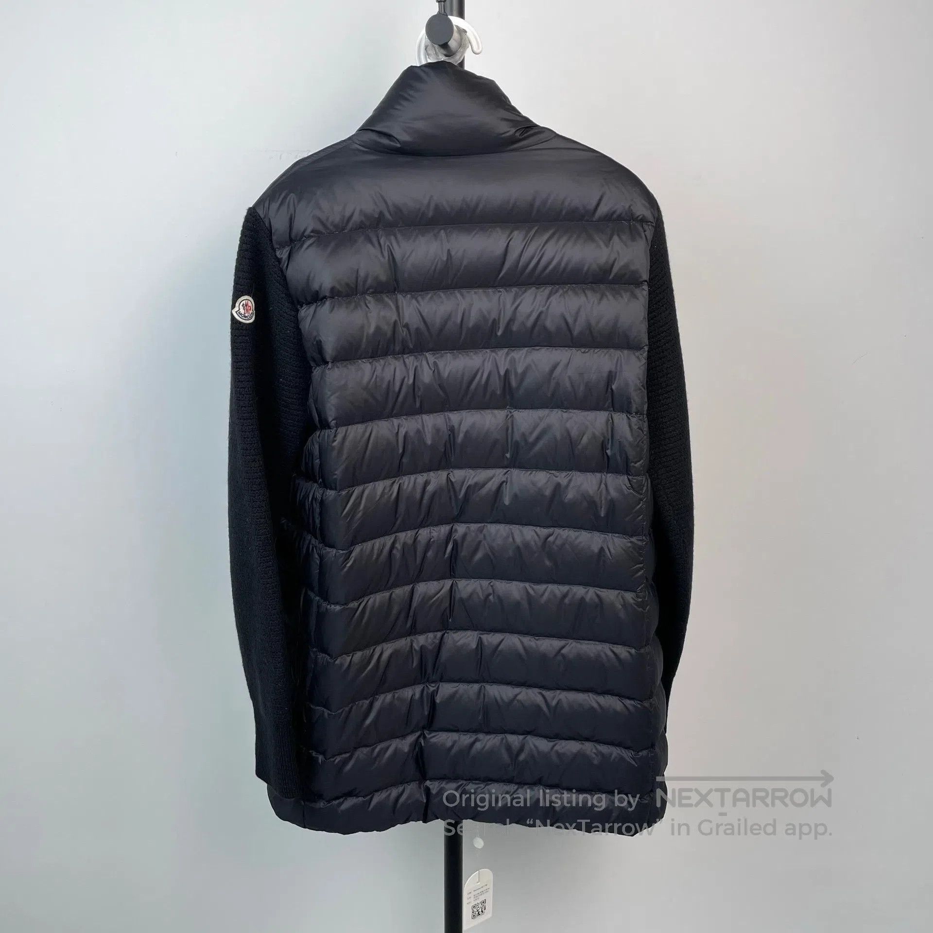 Moncler Moncler Black Stand Collar Zip-Up Long Sleeve Jacket| Size US L / EU 52-54 / 3 - 2 Thumbnail