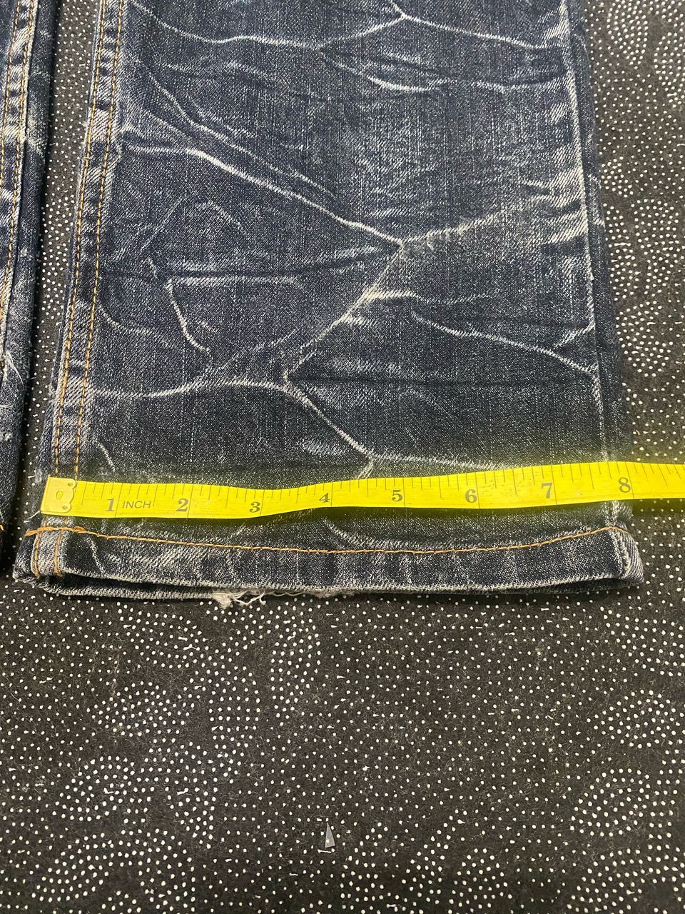 If Six Was Nine 💥 DELETE💥 Vintage Nylaus Double Waist Distressed Denim Size US 32 / EU 48 - 11 Thumbnail