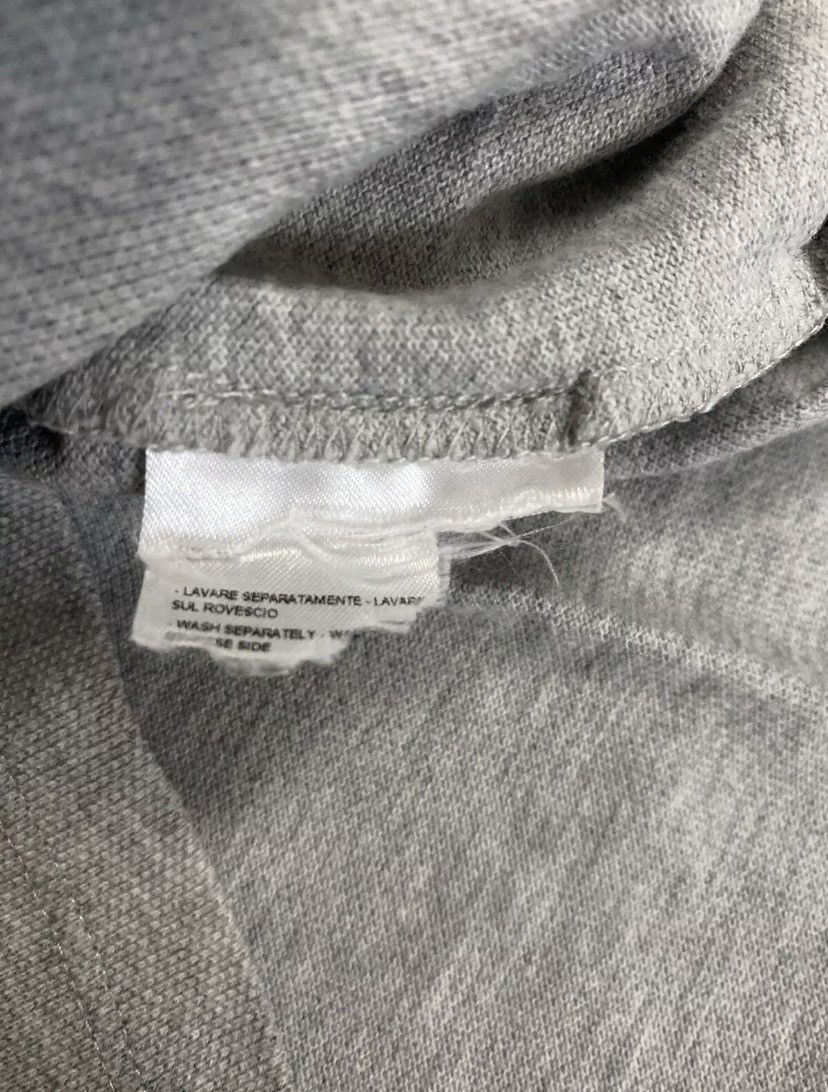 AX Armani Exchange grey logo decal contrast polo large