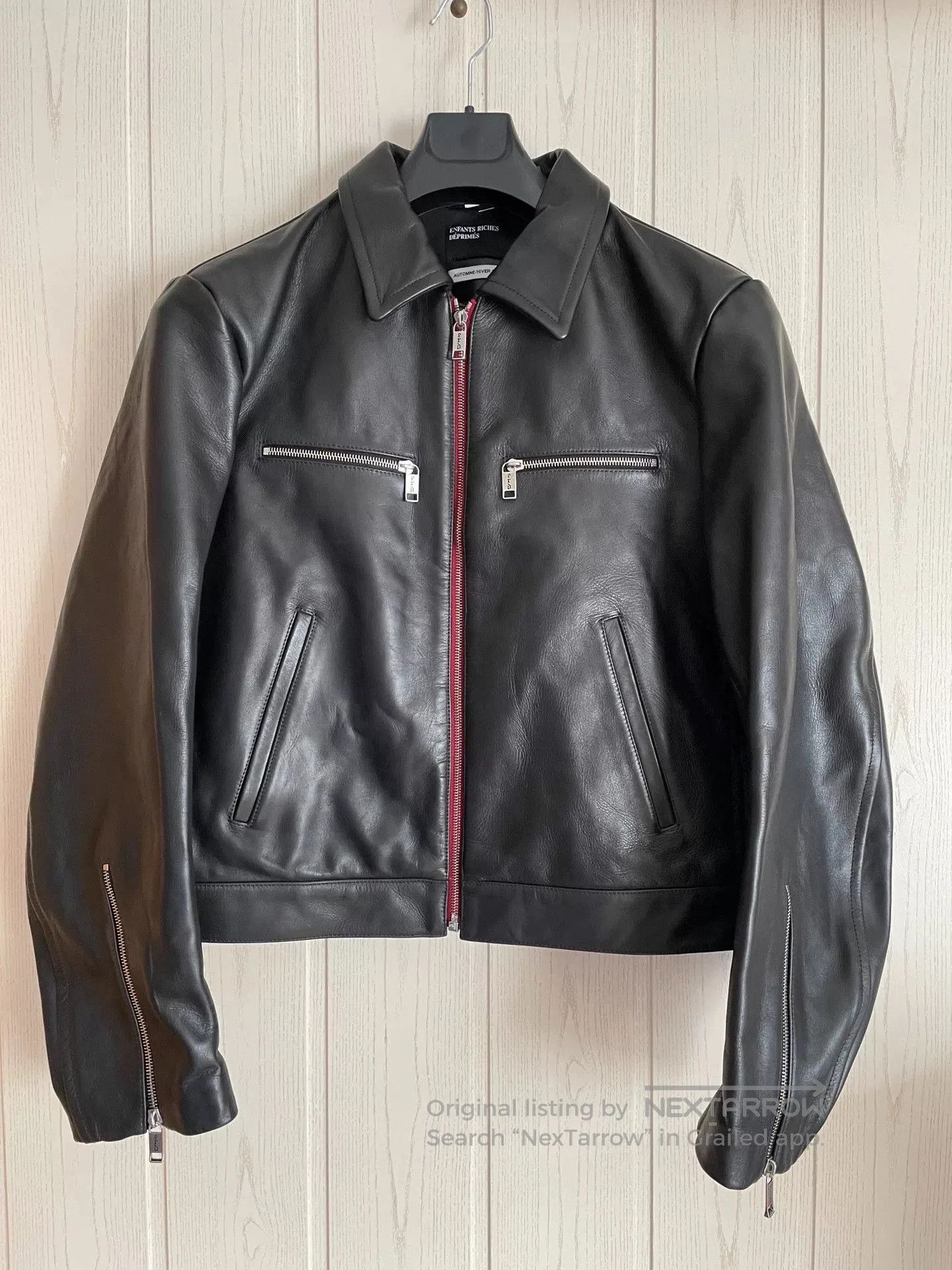 Enfants Riches Deprimes ERD 25FW Napoleon Portrait Print Leather Jacket. Size US XL / EU 56 / 4 - 1 Thumbnail