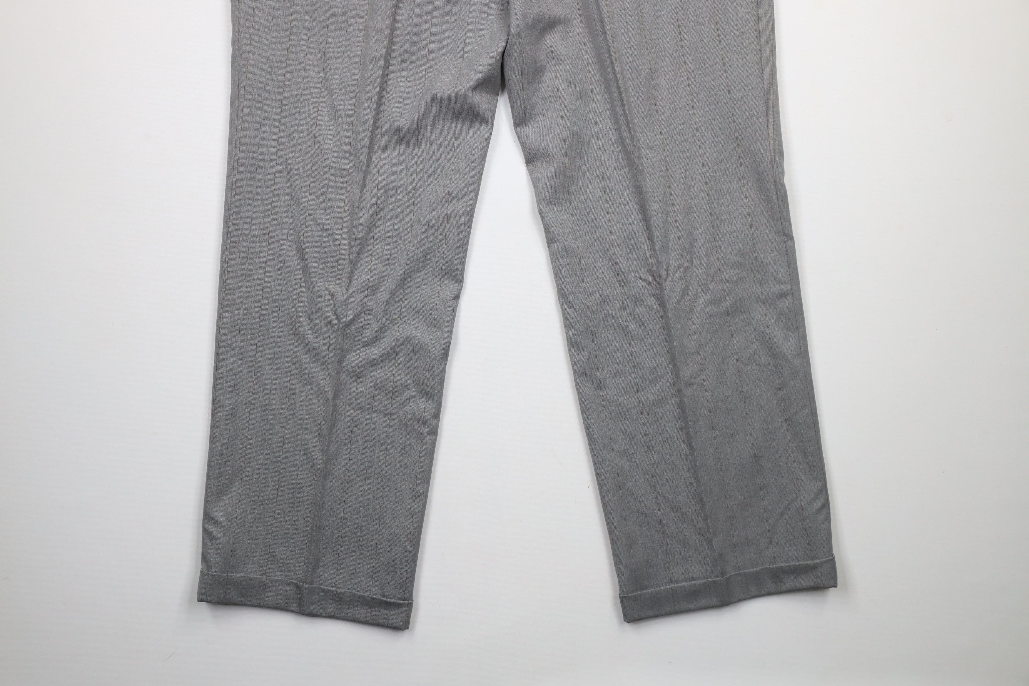 Vintage Vintage 70s Streetwear Distressed 2 Piece Wedding Suit Size 50L - 23 Thumbnail