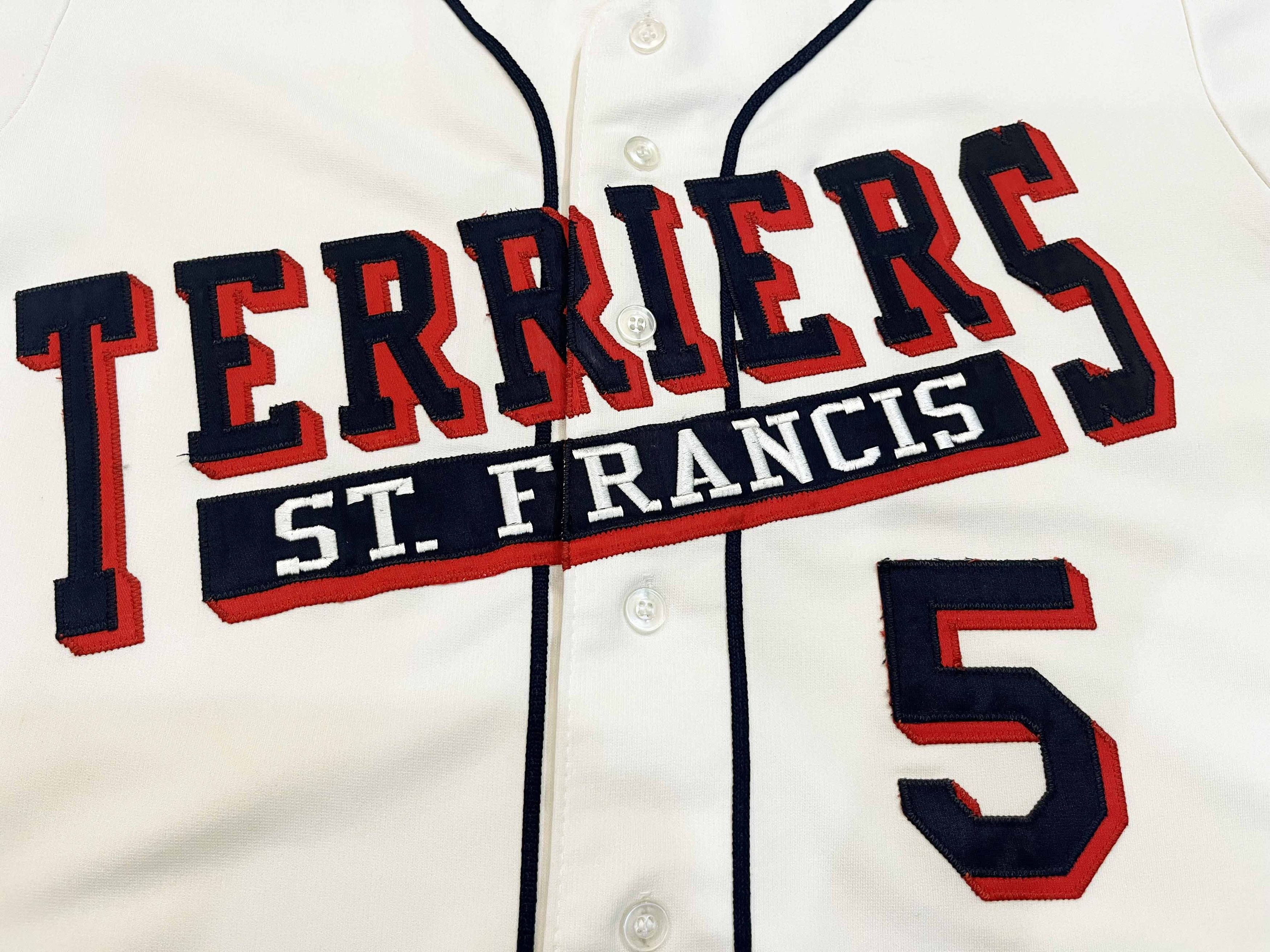Wilson Vintage Wilson St. Francis Terriors #5 NCAA Baseball Jersey Size US L / EU 52-54 / 3 - 2 Thumbnail