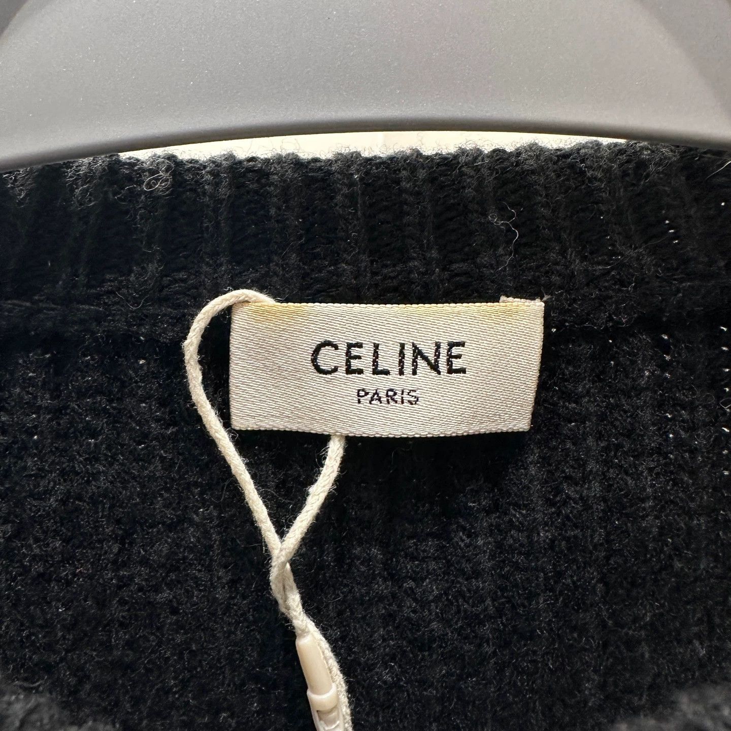 Celine Celine mar606 slogan letter wool knit sweater S Size US S / EU 44-46 / 1 - 3 Thumbnail