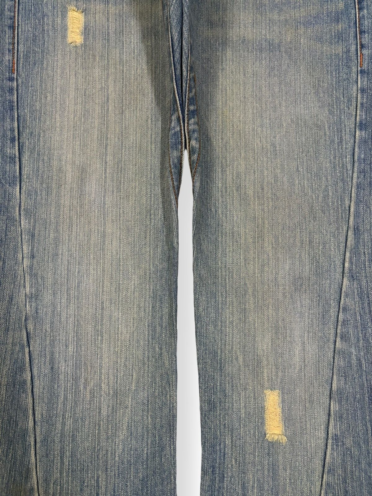 Tornado Mart Vintage Japanese Brand Rusty Mud Wash Flare Distressed Jeans Size US 31 - 4 Thumbnail