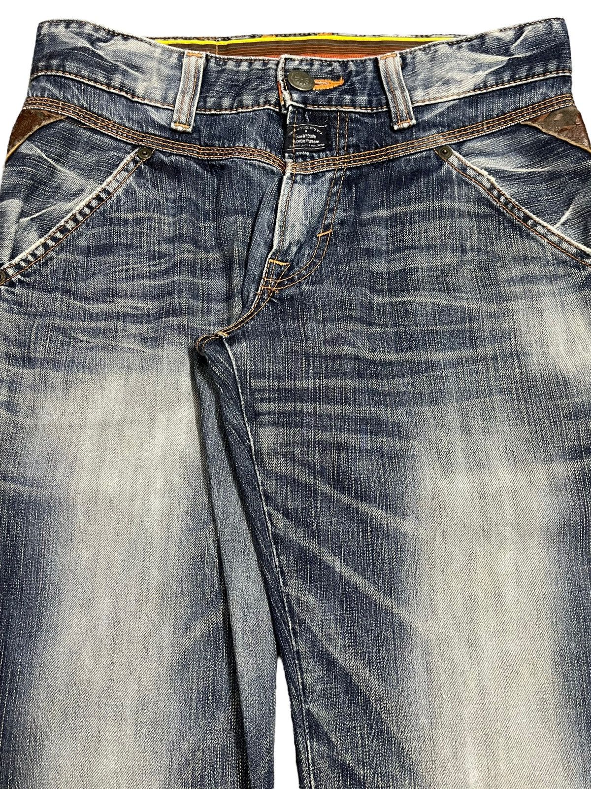 Edwin Vintage Edwin Blue Trip Faded Wash Style Loose Jeans Size US 30 / EU 46 - 4 Thumbnail