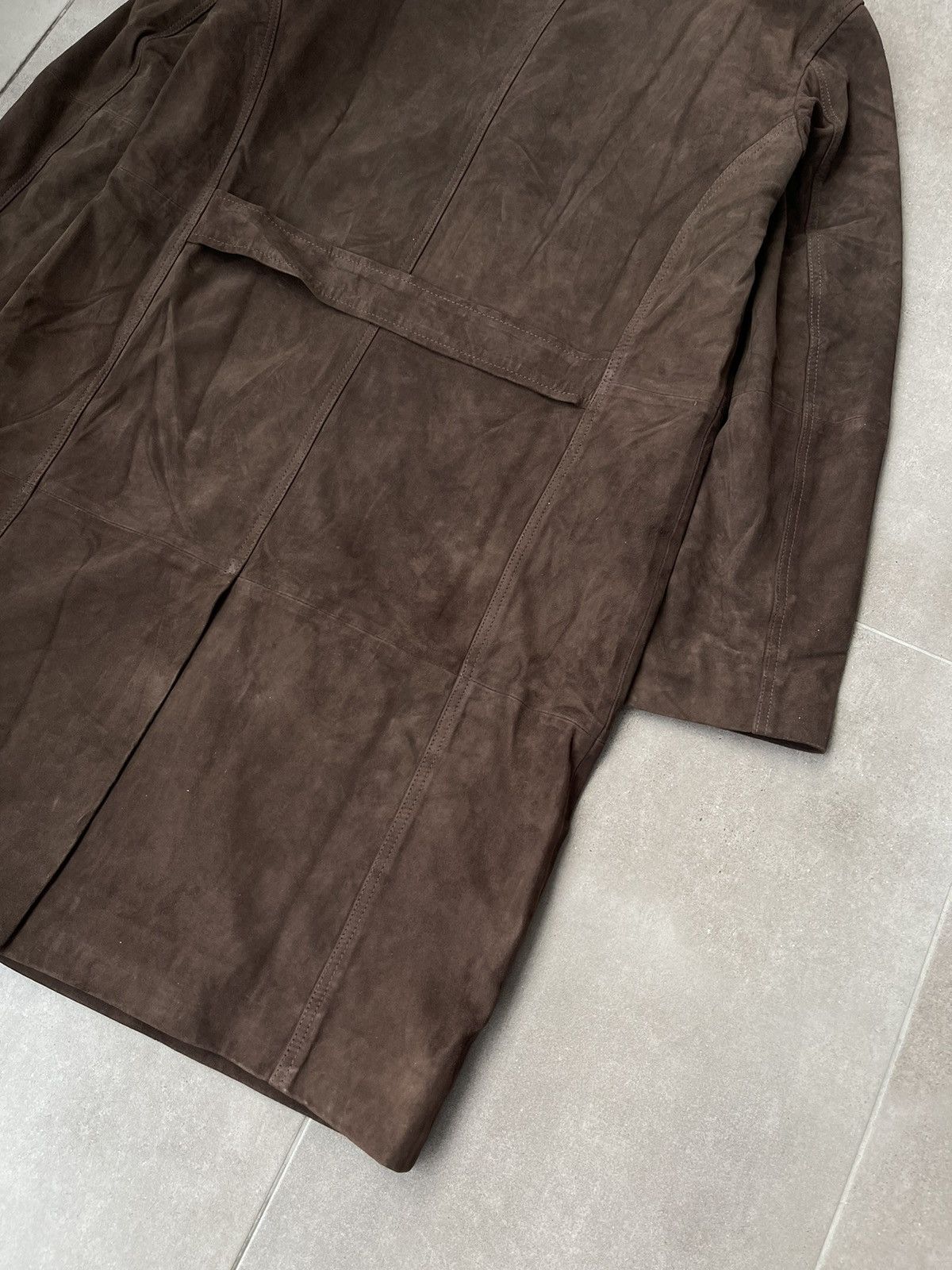 Deadwood !DS! SS23 Deadwood Painter Suede Leather Coat Size US M / EU 48-50 / 2 - 14 Thumbnail