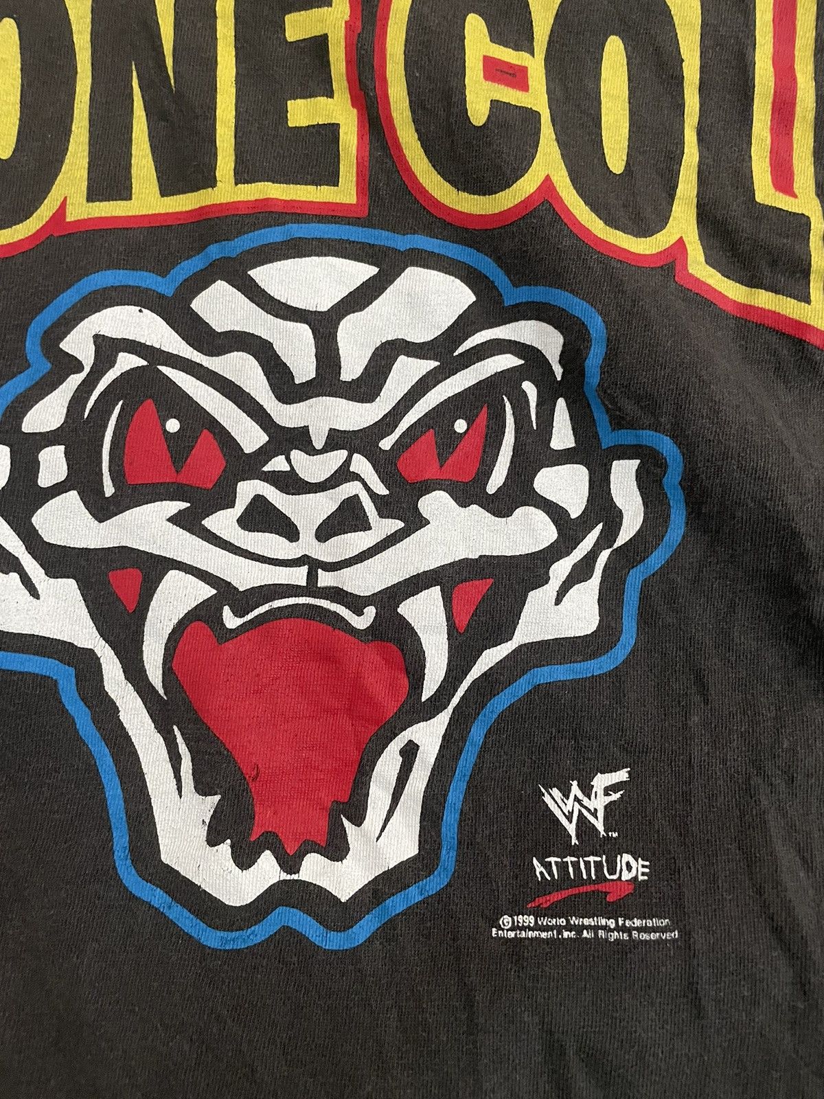 Vintage × WWE × WWF Stone cold Steve Austin 3:16 Venom V-neck Size US L / EU 52-54 / 3 - 5 Thumbnail