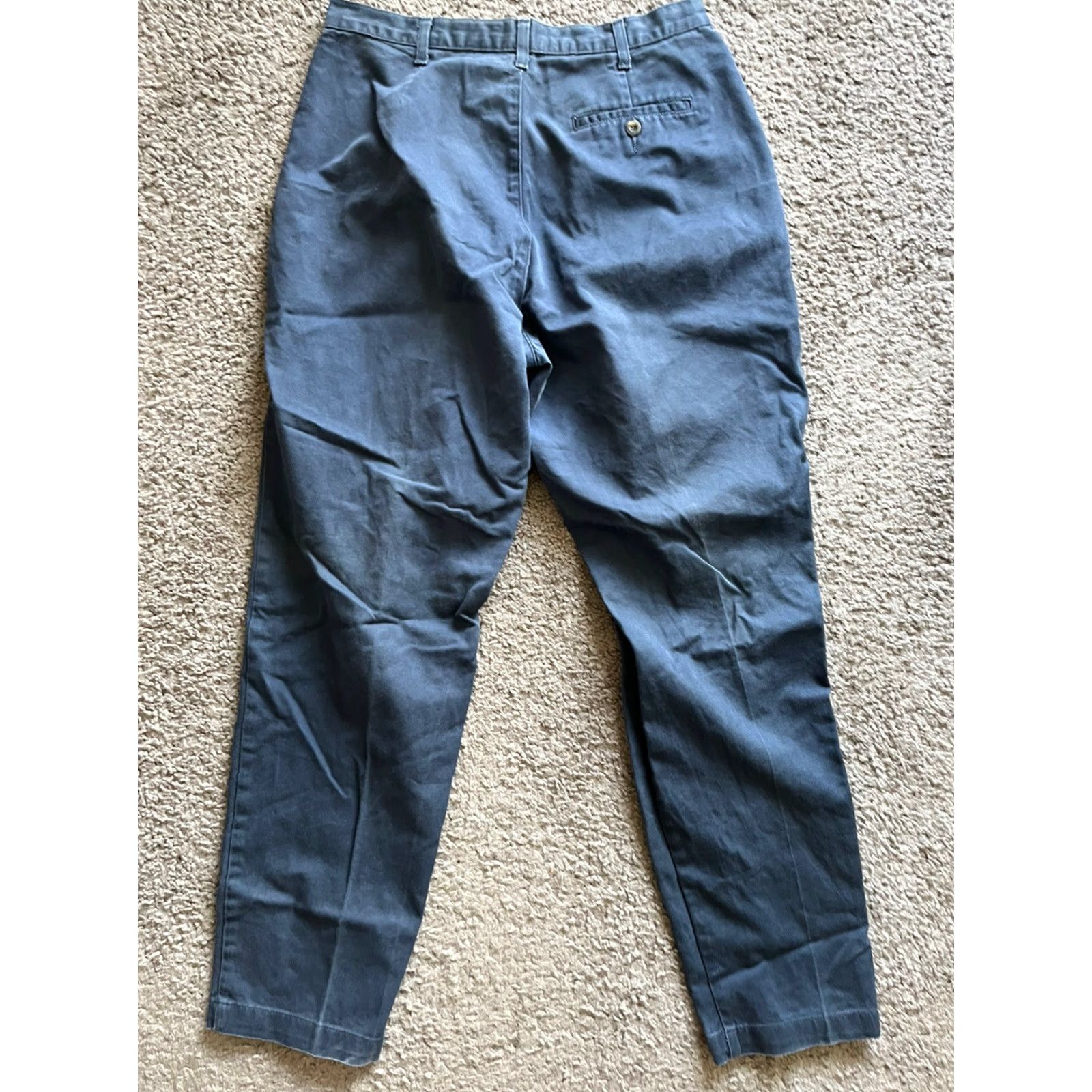 Dockers DOCKERS Pants Chinos Flat Front Navy Blue 30x30 Regular Men Size US 30 / EU 46 - 3 Thumbnail