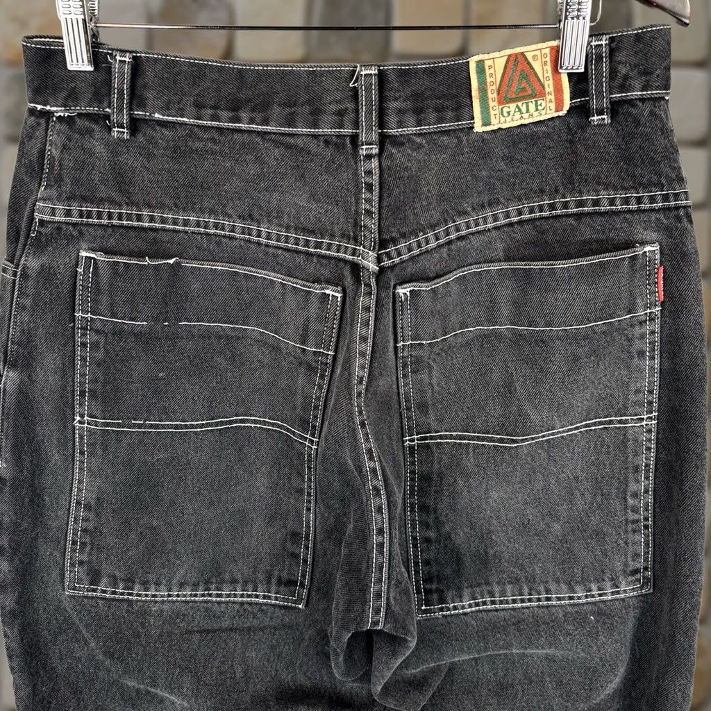 メンズ 2000s stussy corduroy wide denim pants