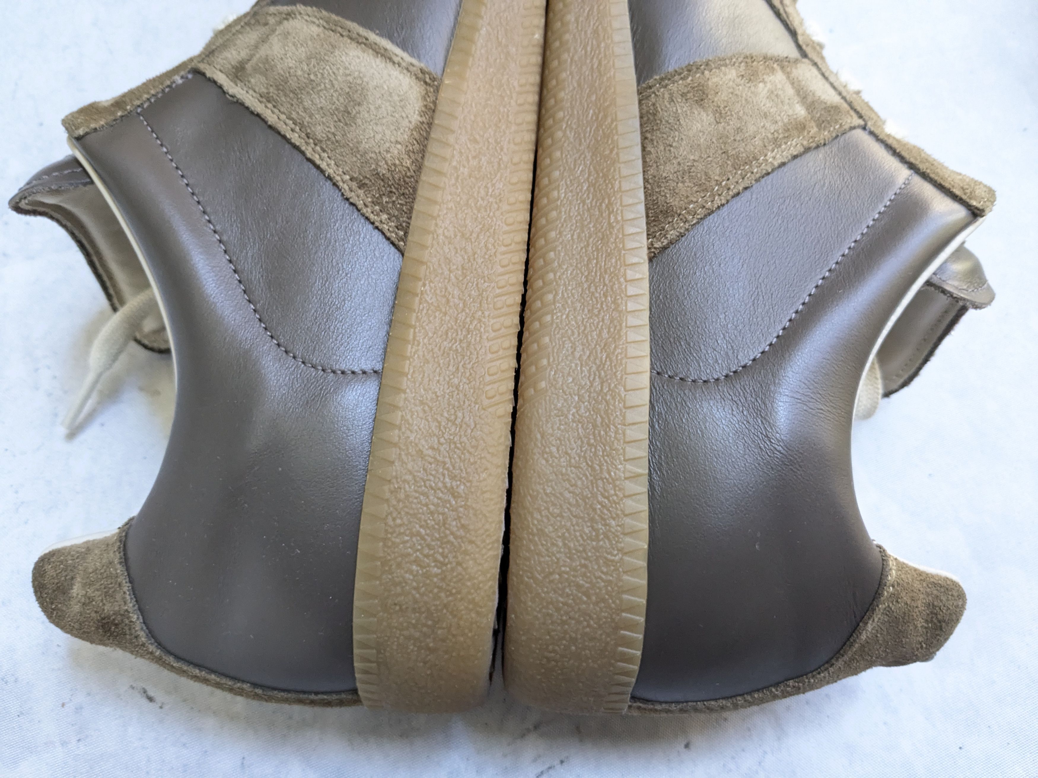 Maison Margiela Maison Margiela GAT Replica Olive Green 10 43 Suede Leather Size US 10 / EU 43 - 14 Thumbnail