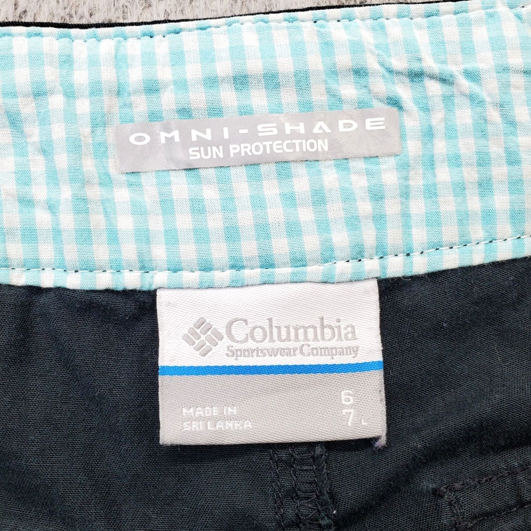 Vintage Columbia Sun Protection Chino Shorts Women Size 6/7 Navy Omni Shade 2-Button Fly Size 28" / US 6 / IT 42 - 6 Thumbnail