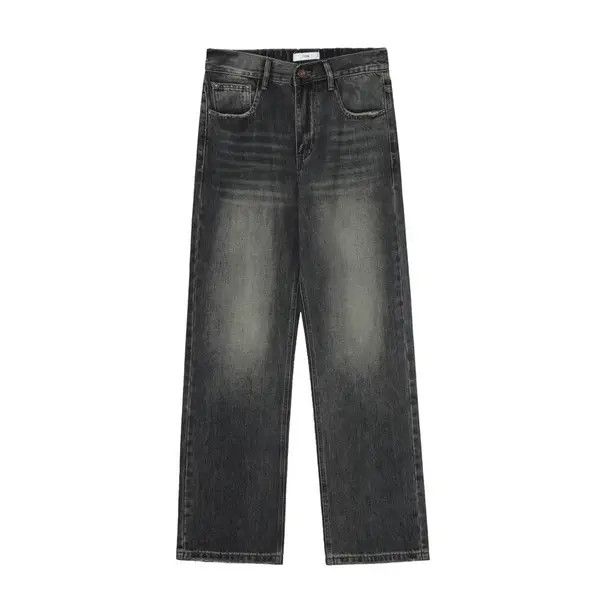 Japanese Brand Street retro washed distressed loose straight-leg jeans Size US 32 / EU 48 - 1 Thumbnail