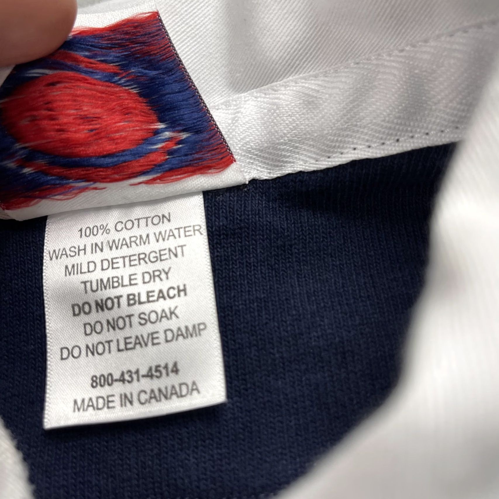 Vintage VINTAGE Rugby Polo Shirt Mens 4XL Blue Heavy Cotton United States USA 90s Size US XXL / EU 58 / 5 - 5 Thumbnail