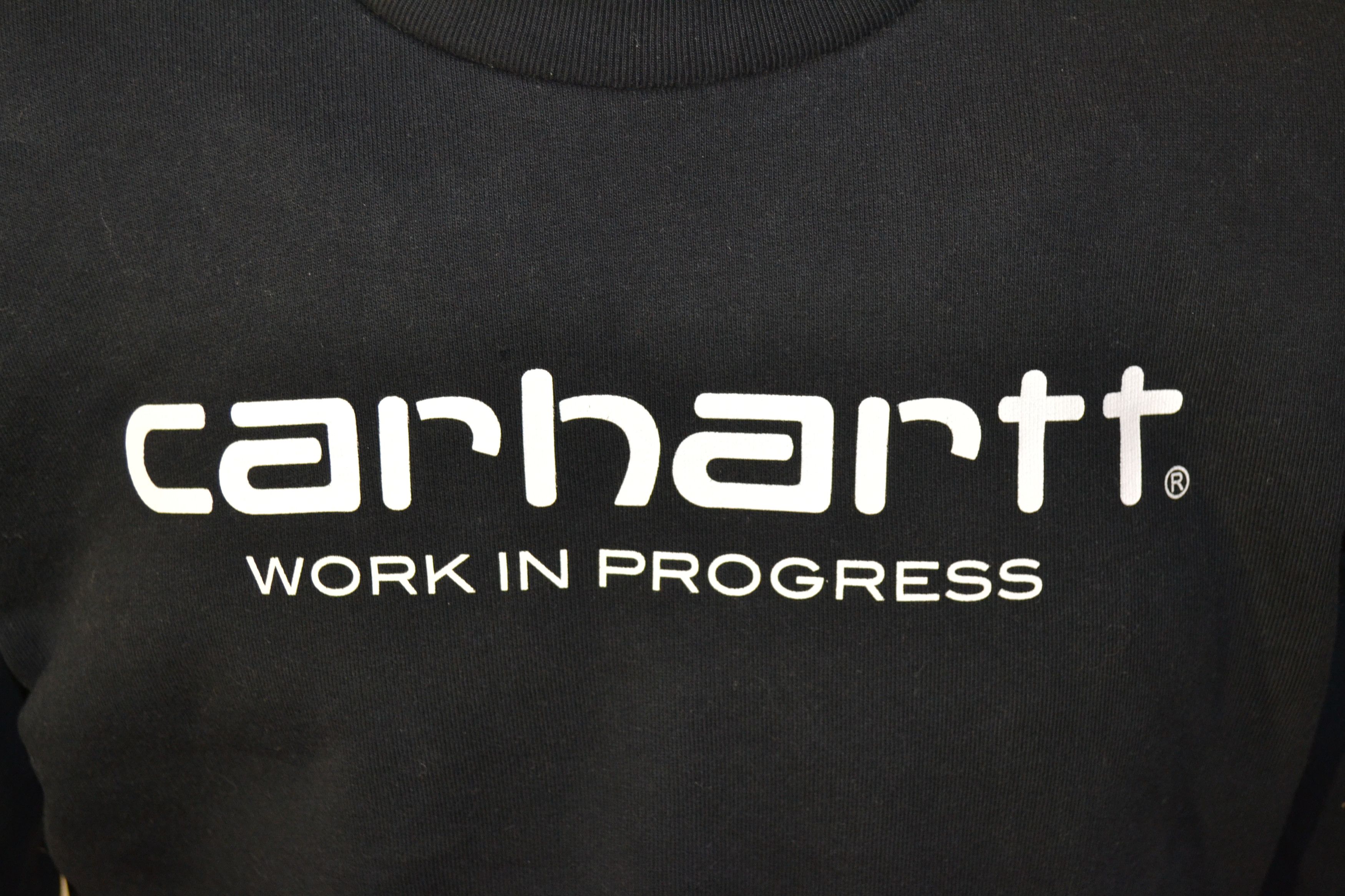 Carhartt Carhartt WIP Black Logo Sweatshirt | Men's Jumper Size S Size US S / EU 44-46 / 1 - 4 Thumbnail