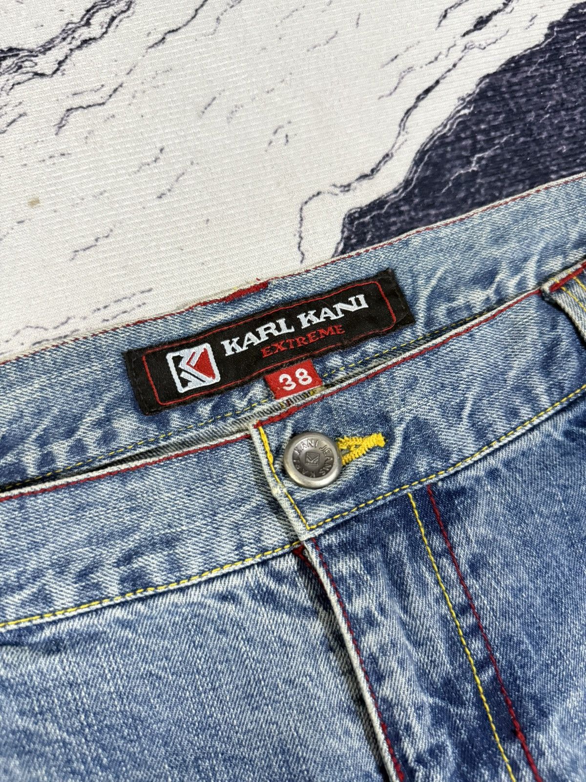 Karl Kani Vintage karl kani extreme carpenter jeans Size US 38 / EU 54 - 14 Thumbnail