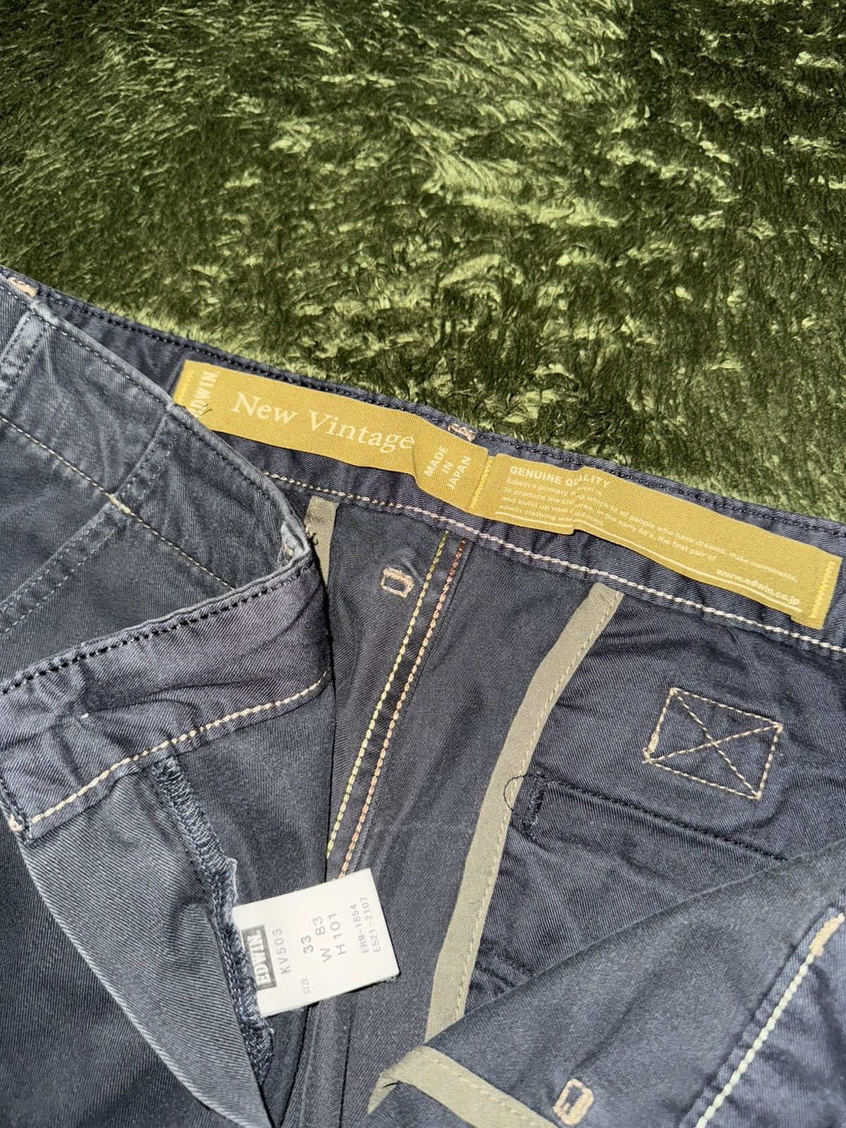 Edwin [33] EDWIN Made in Japan Vintage Washed Cinch-Back Pants Size US 36 / EU 52 - 4 Thumbnail