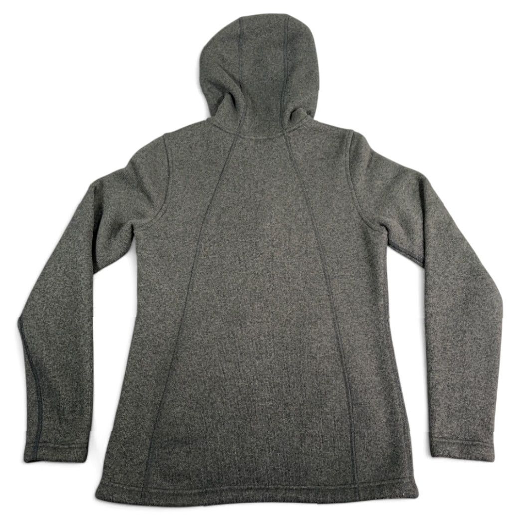 The North Face VINTAGE The North Face Womens Gray Crescent Fleece Hoodie Jacket Small SCREECH? Size S / US 4 / IT 40 - 3 Thumbnail