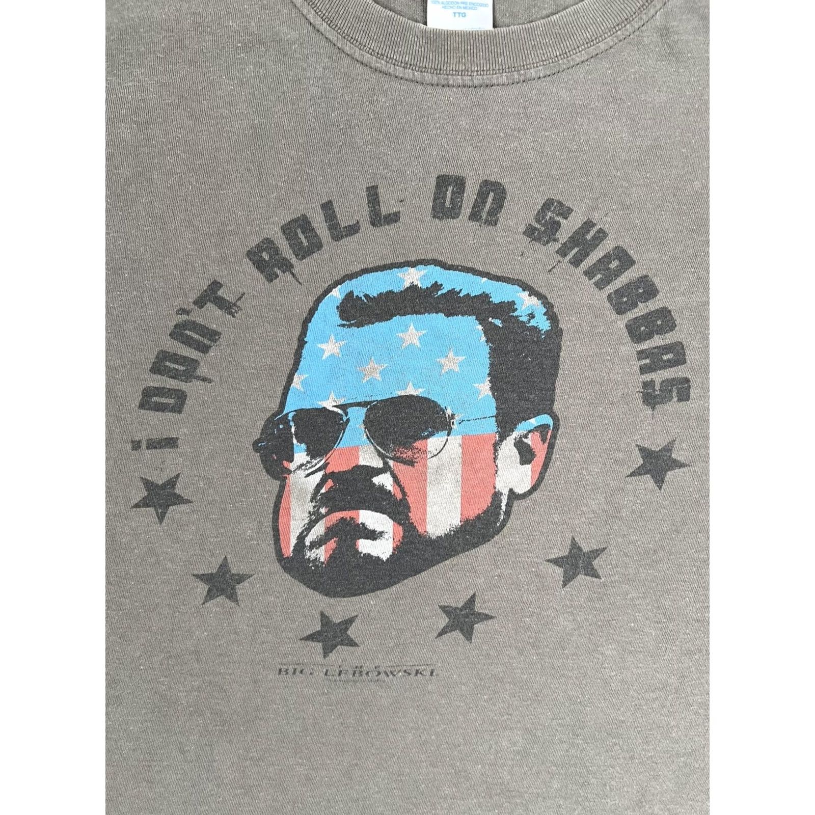 Vintage The Big Lebowski T-Shirt Mens 2XL Green Walter "I Don't Roll On Shabbos" Vintage Size US XXL / EU 58 / 5 - 2 Thumbnail