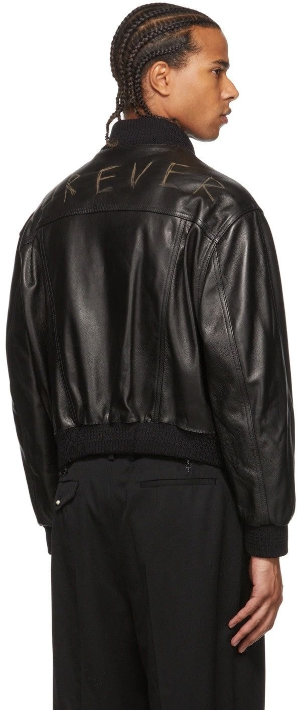 Magliano Magliano AW21 Black Leather Forever Jacket Size US XXL / EU 58 / 5 - 6 Thumbnail