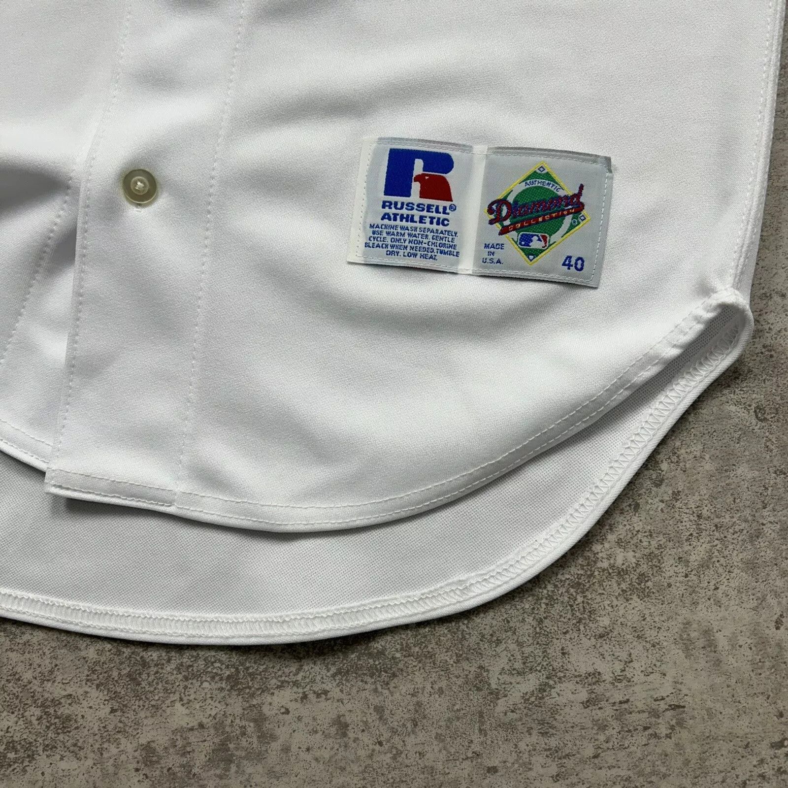 MLB × Russell Athletic × Vintage VTG 90s MLB LOS ANGELES DODGERS CHARLES JOHNSON JERSEY Size US XXS / EU 40 - 5 Thumbnail