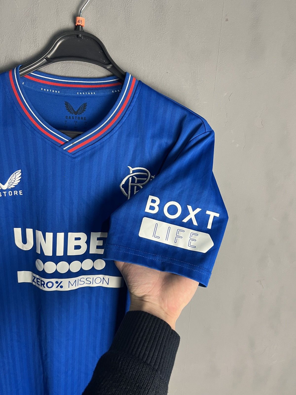 Vintage Rangers Glasgow CASTORE Soccer Jersey Size US S / EU 44-46 / 1 - 4 Thumbnail