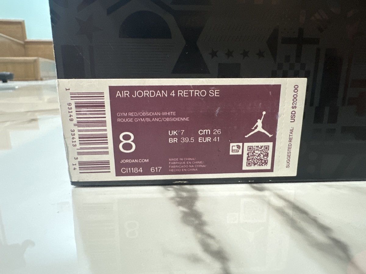 Jordan Brand × Nike Jordan 4 Fiba Size US 8 / EU 41 - 7 Thumbnail