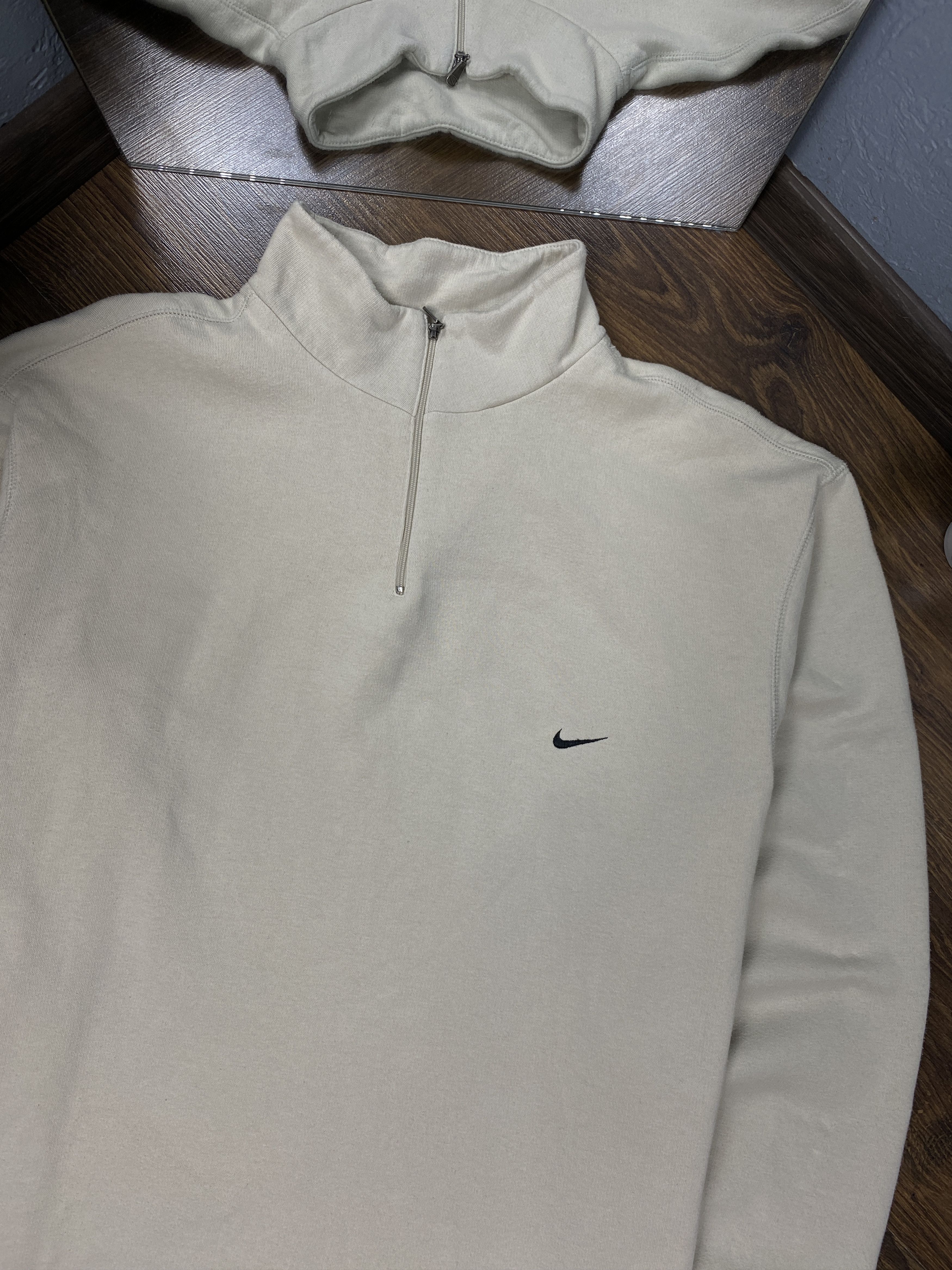 Nike Nike Vintage Mens Quarter Zip Sweatshirt Size US XL / EU 56 / 4 - 2 Thumbnail
