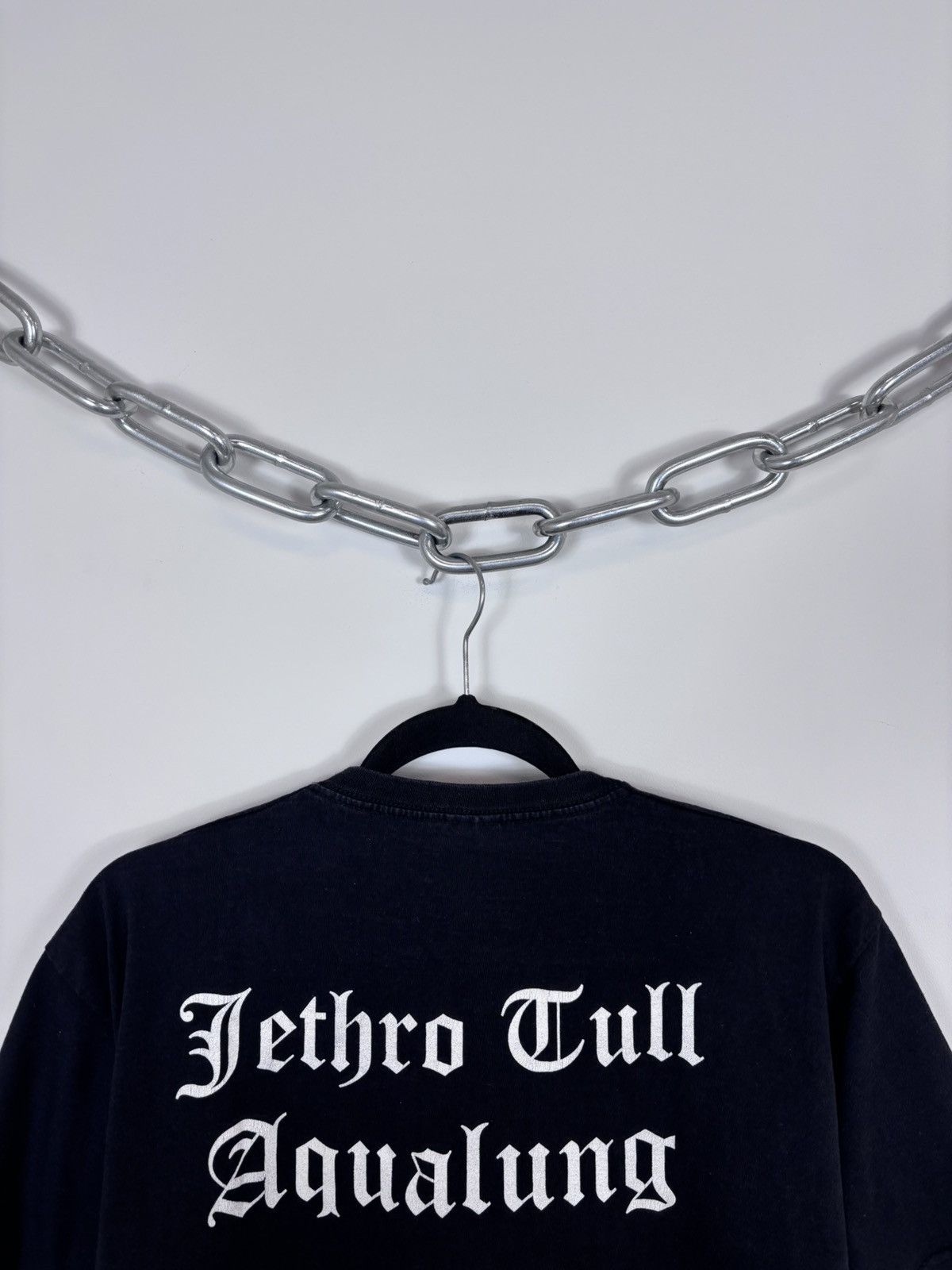 Band Tees Vintage Jethro Tull Aqualung Album Rock Black Band T-Shirt Size US M / EU 48-50 / 2 - 13 Thumbnail
