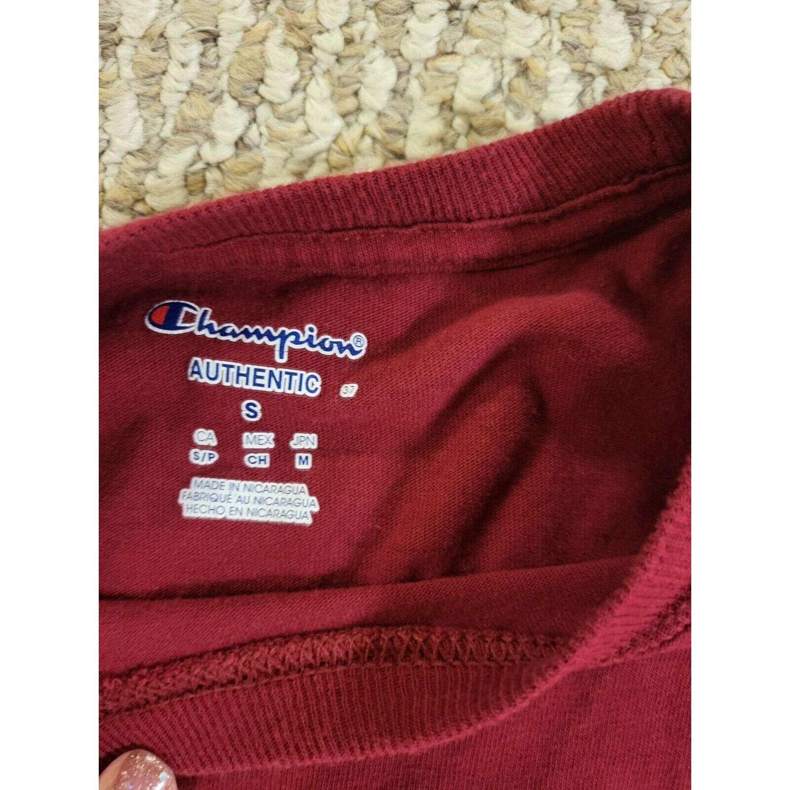 Champion Florida State Seminoles, Size Small NCAA Men's Red Team Size US S / EU 44-46 / 1 - 3 Thumbnail