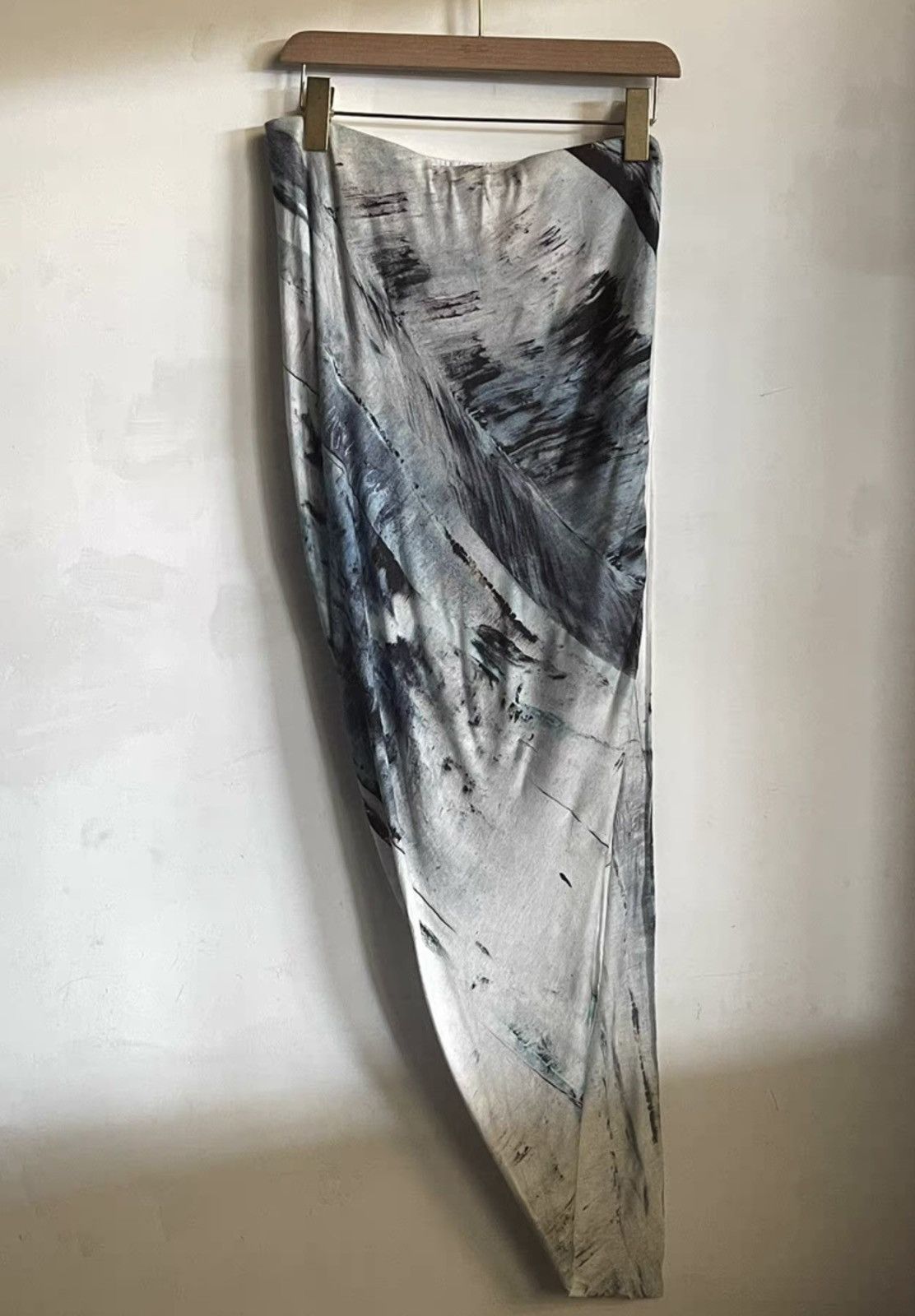 Helmut Lang Helmut Lang | Ink Painting Maxi Skirt Size M / US 6-8 / IT 42-44 - 5 Thumbnail