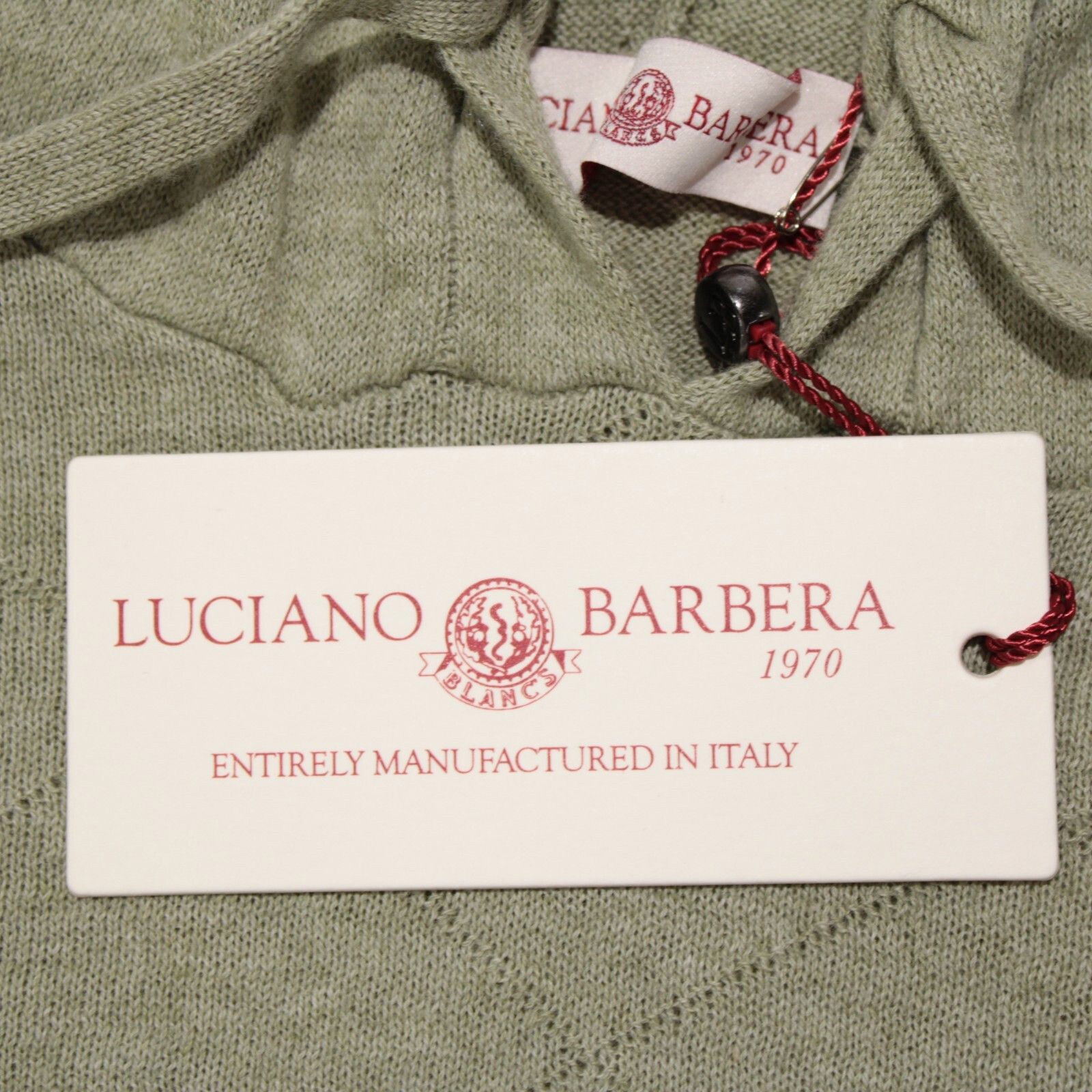 Luciano Barbera Luciano Barbera Sweater Size US M in Green Size US M / EU 48-50 / 2 - 2 Thumbnail