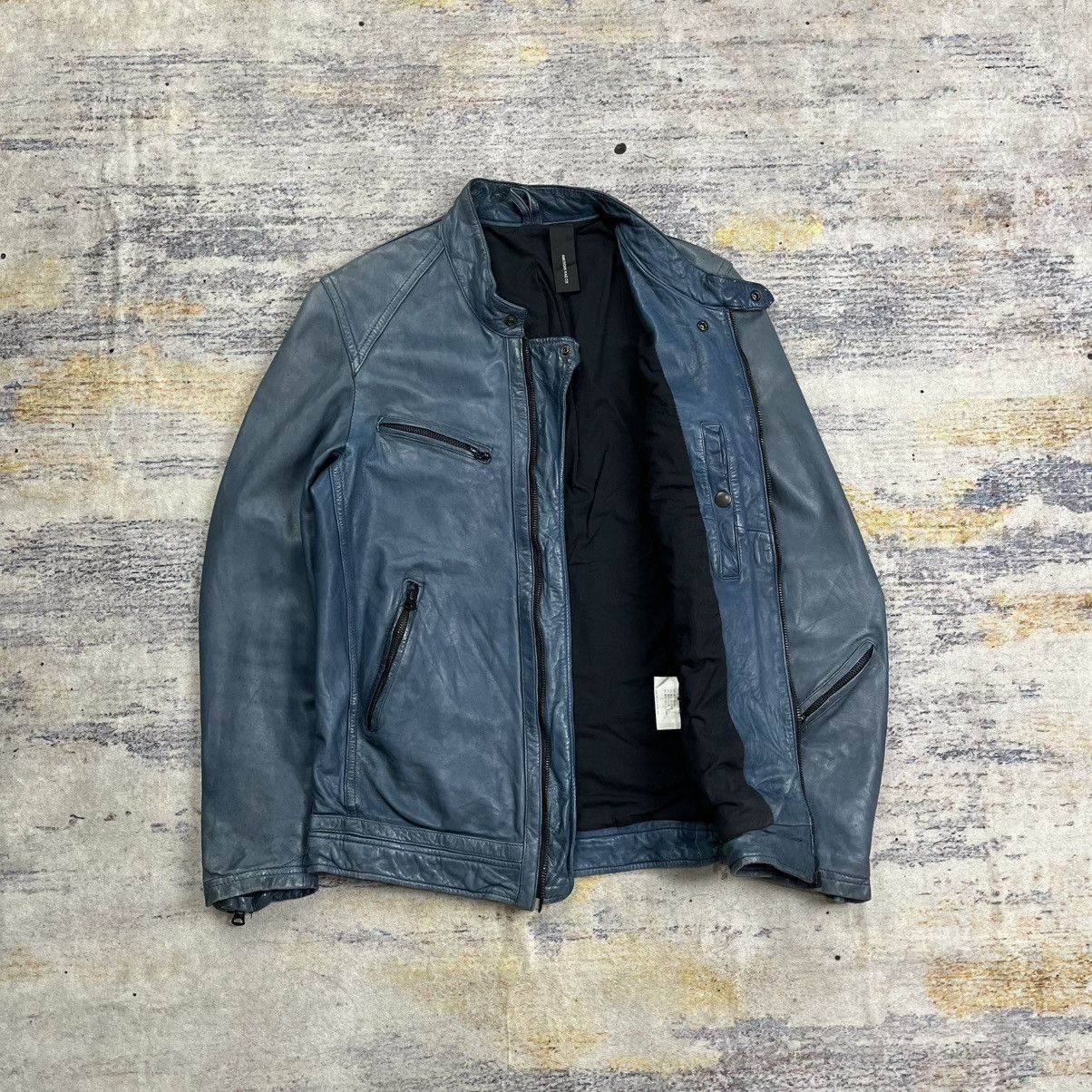 Isamu Katayama Backlash American rag cie riders leather jacket double zipper Size US S / EU 44-46 / 1 - 7 Thumbnail