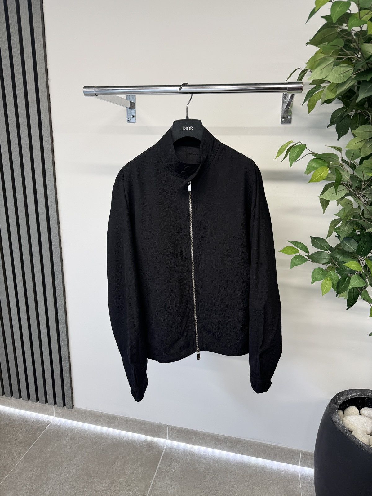Dior Dior CD Zipper Bomber Jacket & Track Pants Black RRP £2590 Size US M / EU 48-50 / 2 - 2 Thumbnail