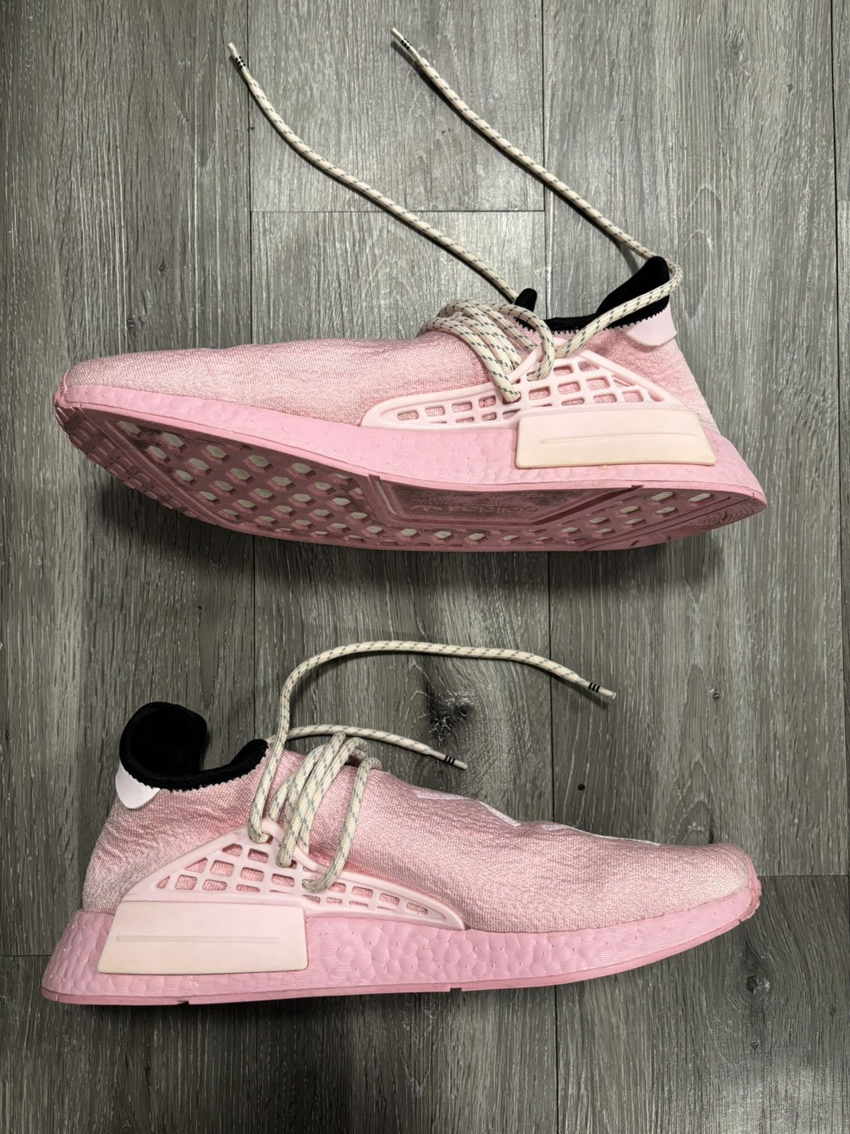 Adidas × Pharrell Pharrell X Adidas NMD Human Race Pink GY0088 Size US 11 / EU 44 - 3 Thumbnail