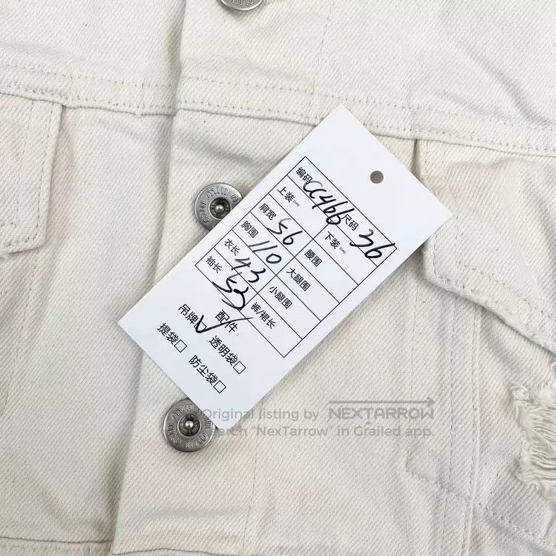 Miu Miu Miu Miu 36 Back letter logo denim jacket Size S / US 4 / IT 40 - 7 Thumbnail