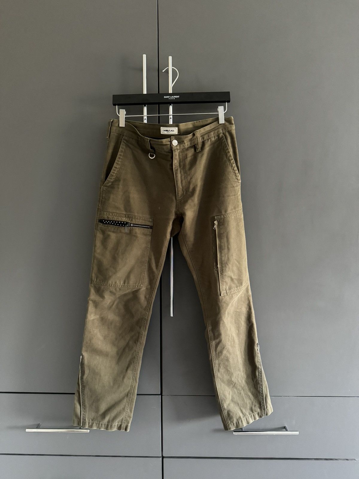 image of Sophnet Camouflage Cargo Pants in Green, Men's (Size 32)