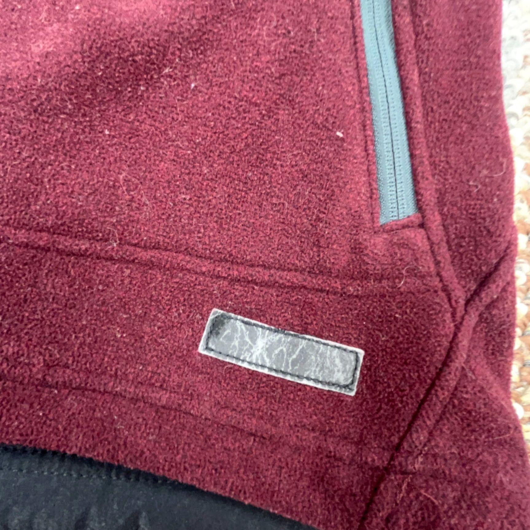 Vintage REI Vest Women M Mooron Gray Full Zip Fleece Sweater Jacket Layer Ladies Red * Size M / US 6-8 / IT 42-44 - 6 Thumbnail