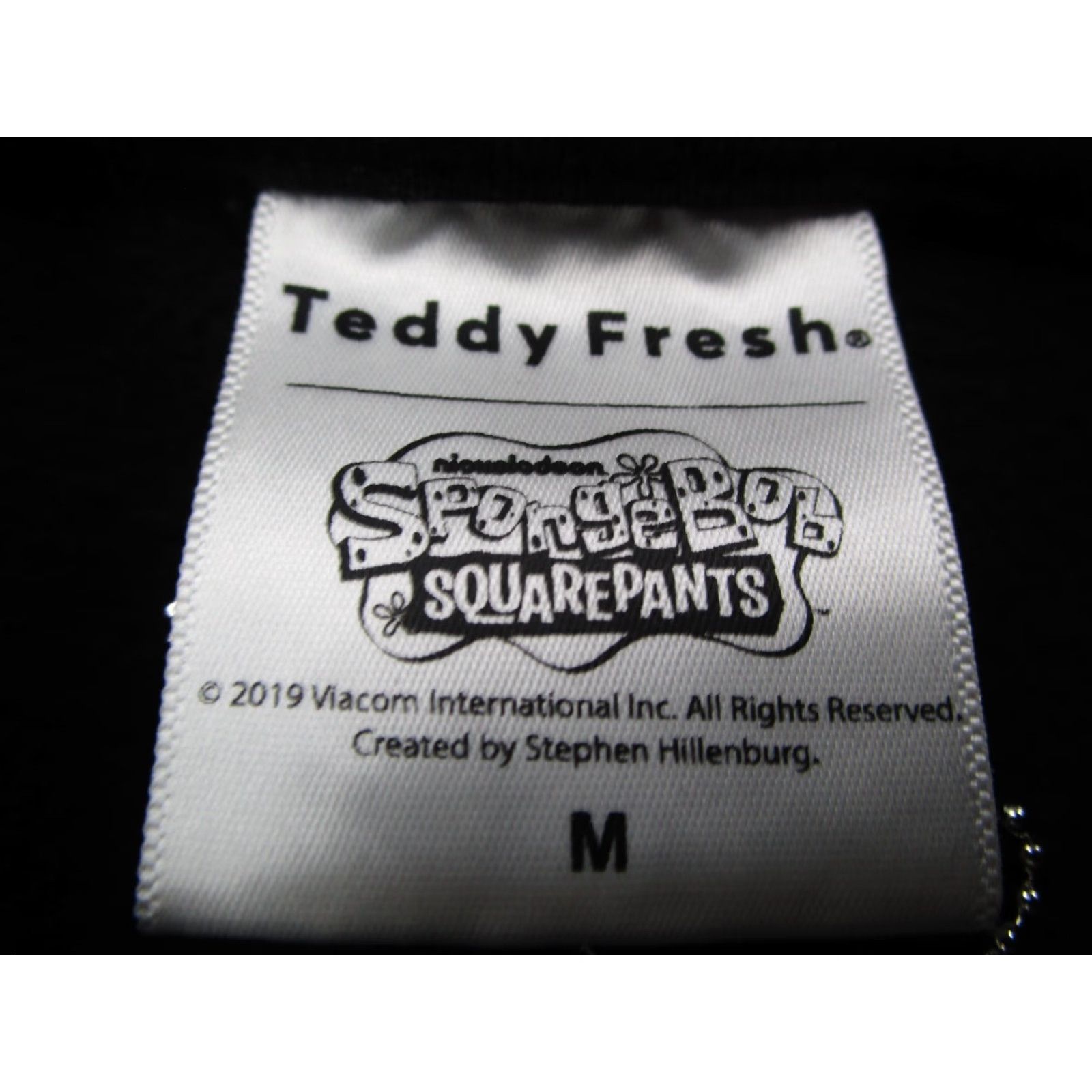 Teddy Fresh VINTAGE Teddy Fresh Spongebob Hoodie Men Medium Black Pullover Embroidered Kangaroo 2020 Size US M / EU 48-50 / 2 - 3 Thumbnail