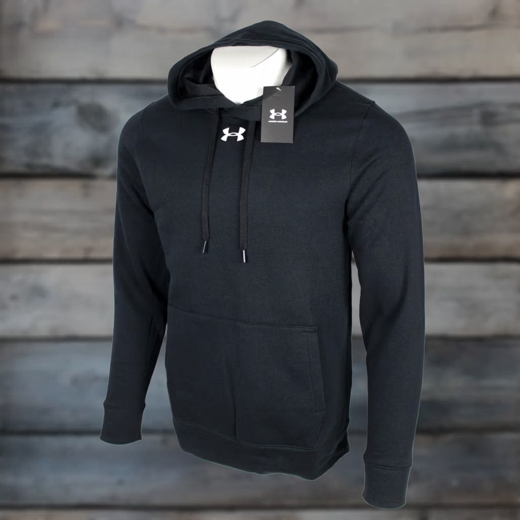 Under Armour Under Armour Men's Hoodie Hustle Fleece Sweatshirt M Medium Black 1300123 001 Size US S / EU 44-46 / 1 - 1 Thumbnail
