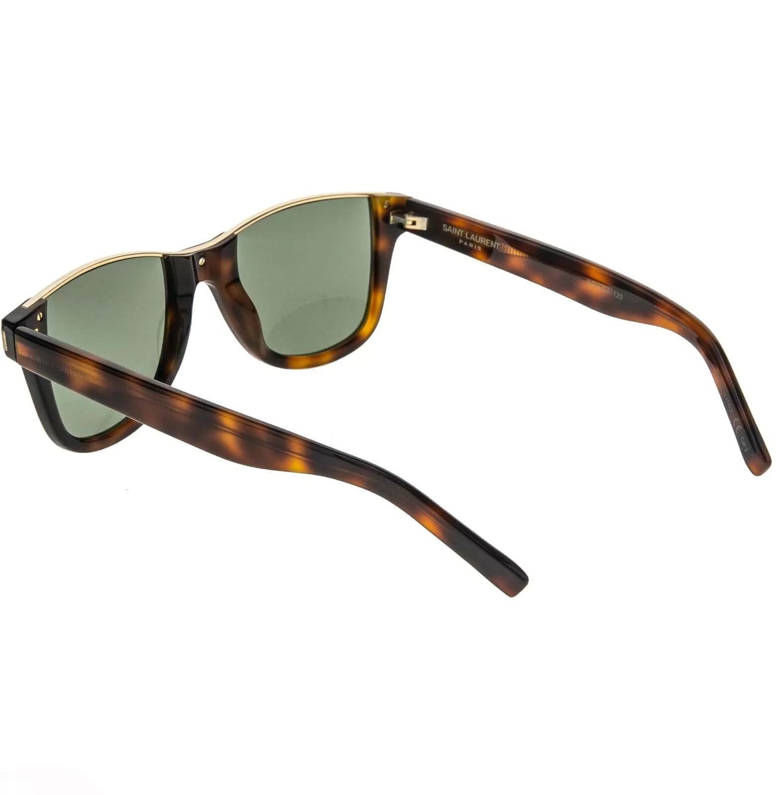 Yves Saint Laurent SAINT LAURENT CUT AWAY SL 51 SL51 Brown Sunglasses 002 Size ONE SIZE - 6 Thumbnail