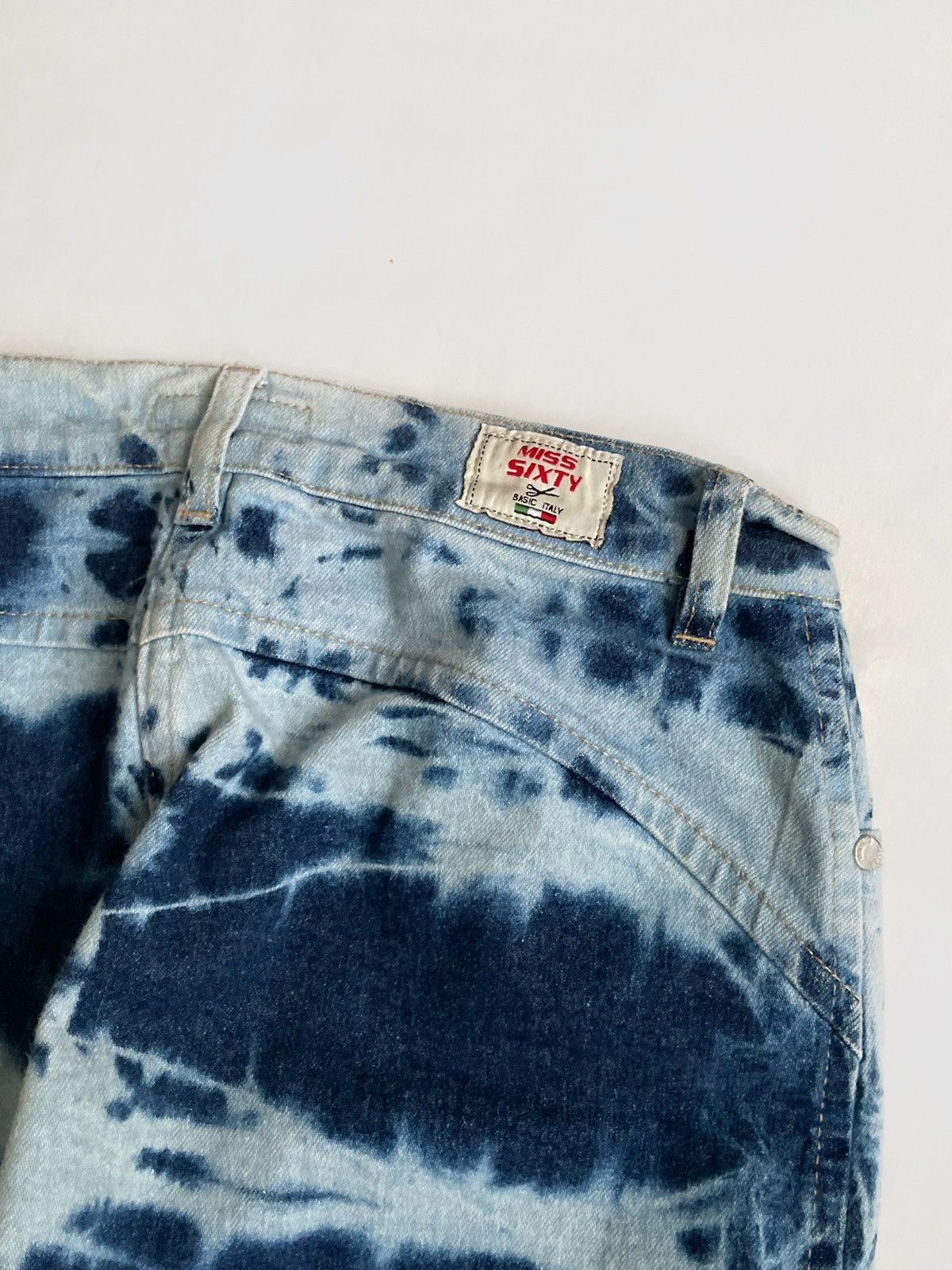 Miss Sixty × Vintage Vintage Miss Sixty tie-dye denim pants 2000s Size 26" / US 2 / IT 38 - 7 Thumbnail