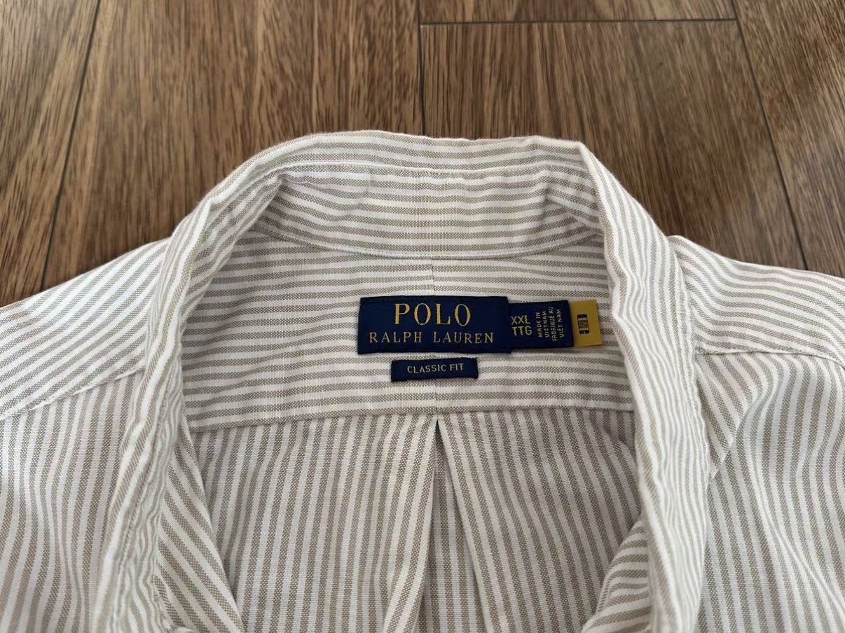 Polo Ralph Lauren POLO RALPH LAUREN CLASSIC FIT SHIRT Striped long-sleeve Size US XXL / EU 58 / 5 - 3 Thumbnail