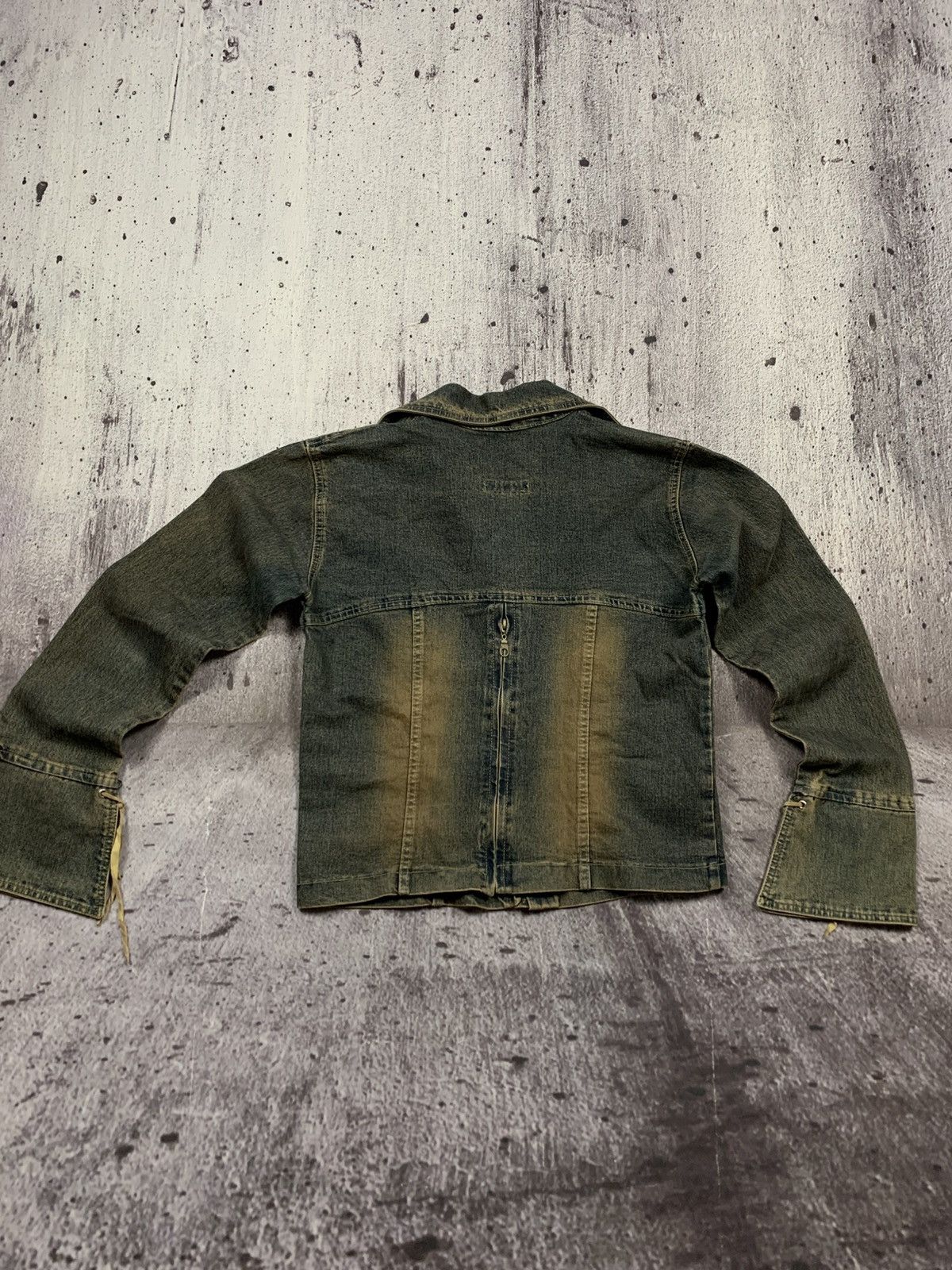 Japanese Brand Miss Sixty Denim Jacket Vintage Y2k Style Avantgarde Size S / US 4 / IT 40 - 10 Thumbnail
