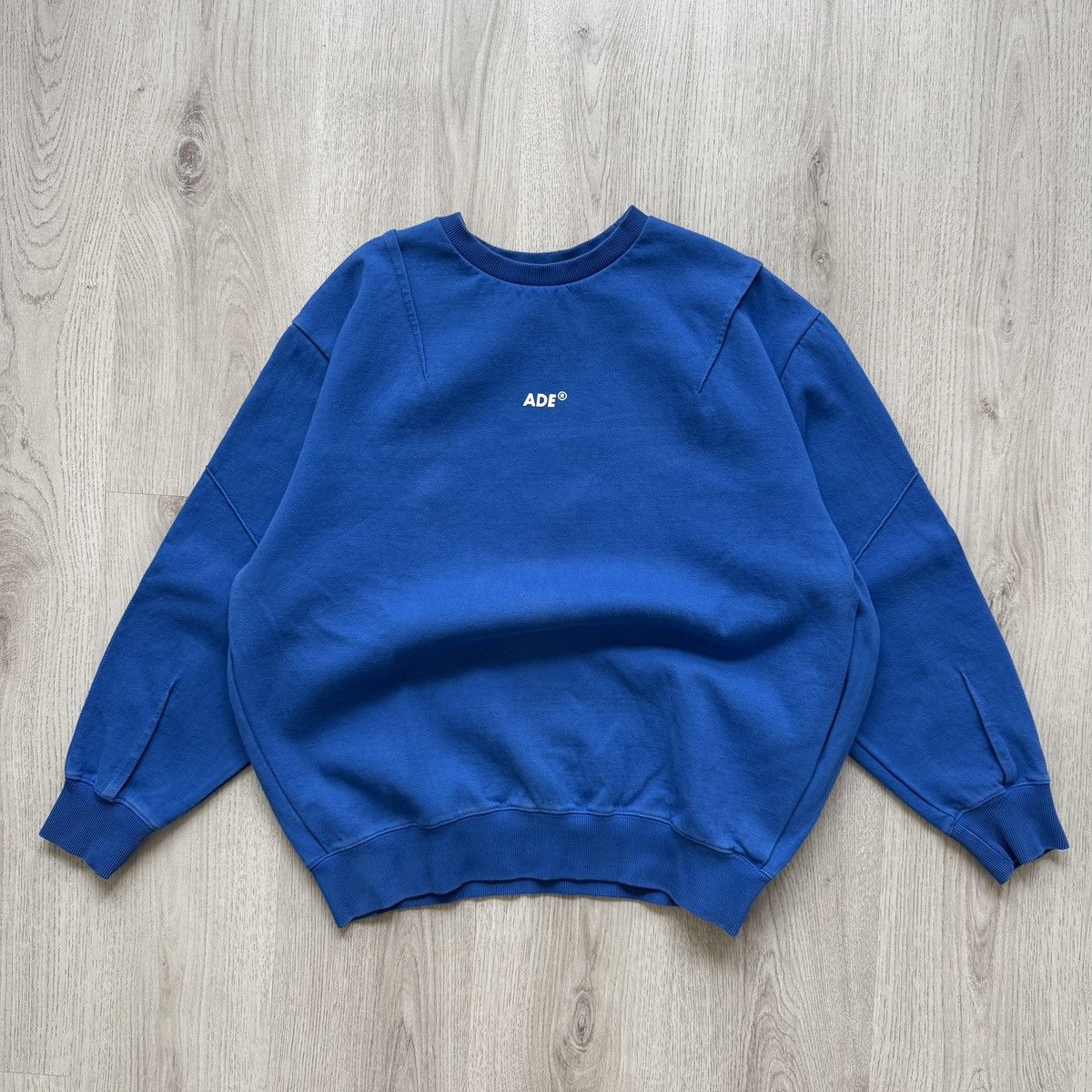 Ader Error Ader Error Blanco Pleated Sweatshirt Size US M / EU 48-50 / 2 - 1 Thumbnail