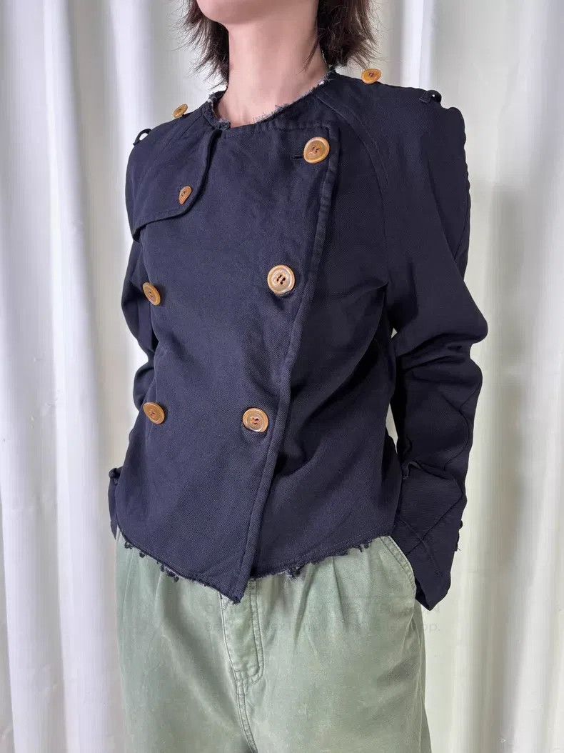 Comme des Garcons Comme Des Garcons Vintage Double-breasted Altered Jacket Size M / US 6-8 / IT 42-44 - 3 Thumbnail