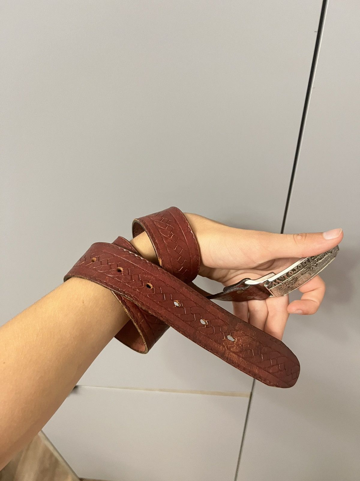 Marlboro Marlboro vintage leather Belt Size ONE SIZE - 6 Thumbnail